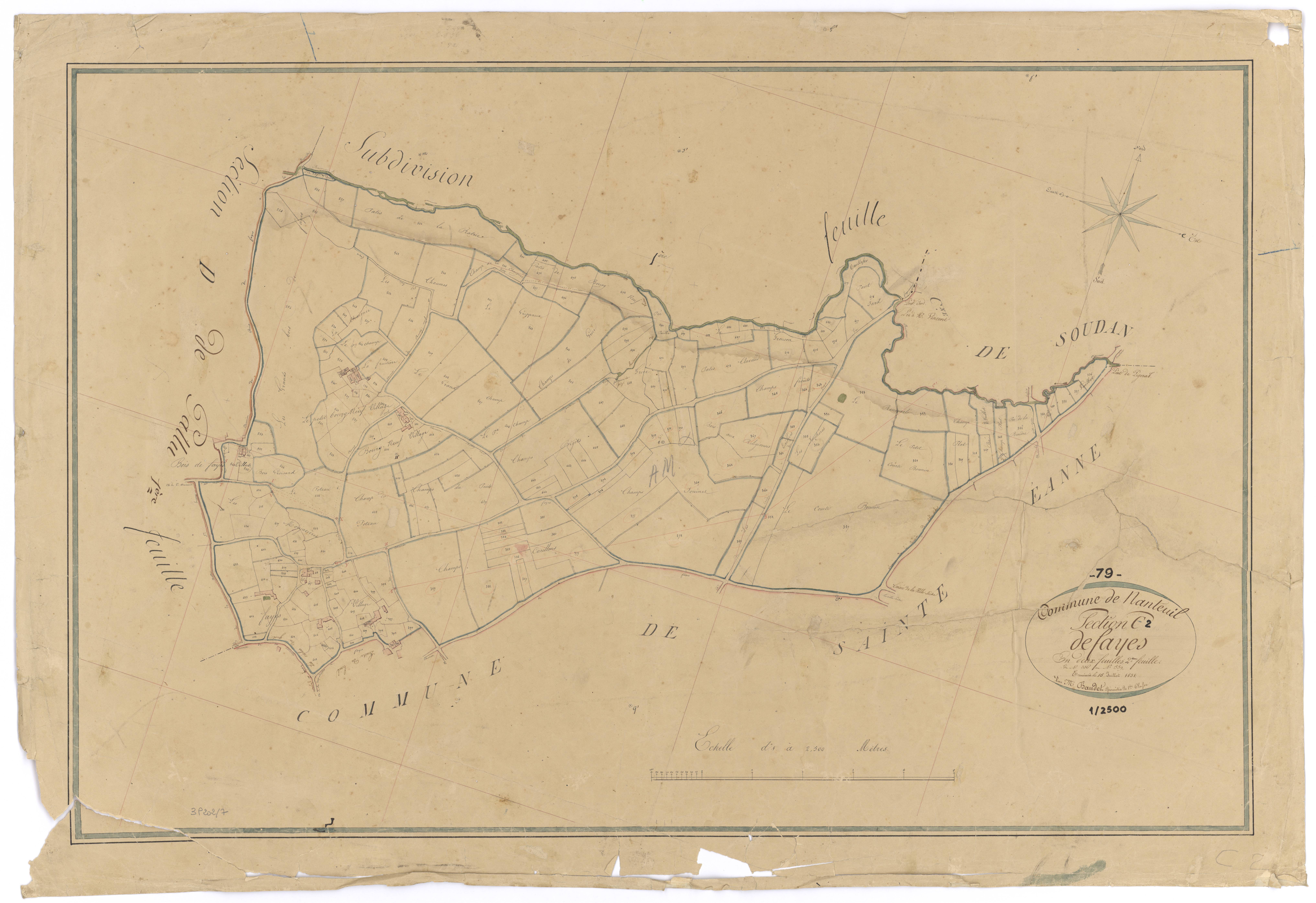 Nanteuil - FRAD079_CADASTRE_NAPOLEONIEN Section C2 dite de Fayes