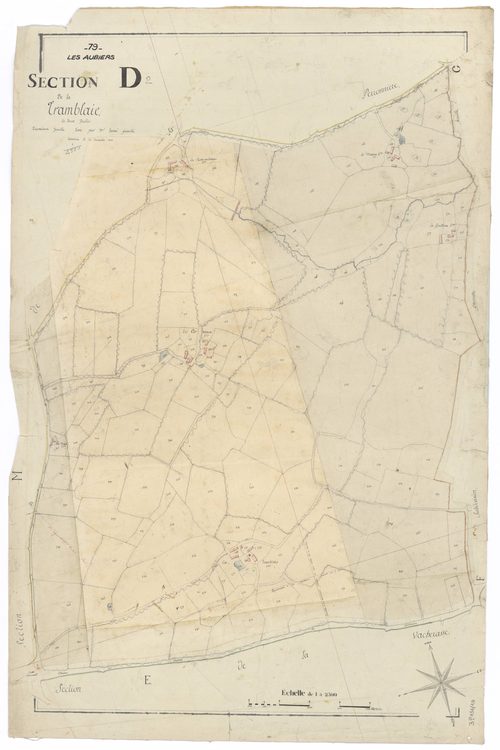 Nueil-les-Aubiers - FRAD079_CADASTRE_NAPOLEONIEN Section D2 dite de La Tremblaie 