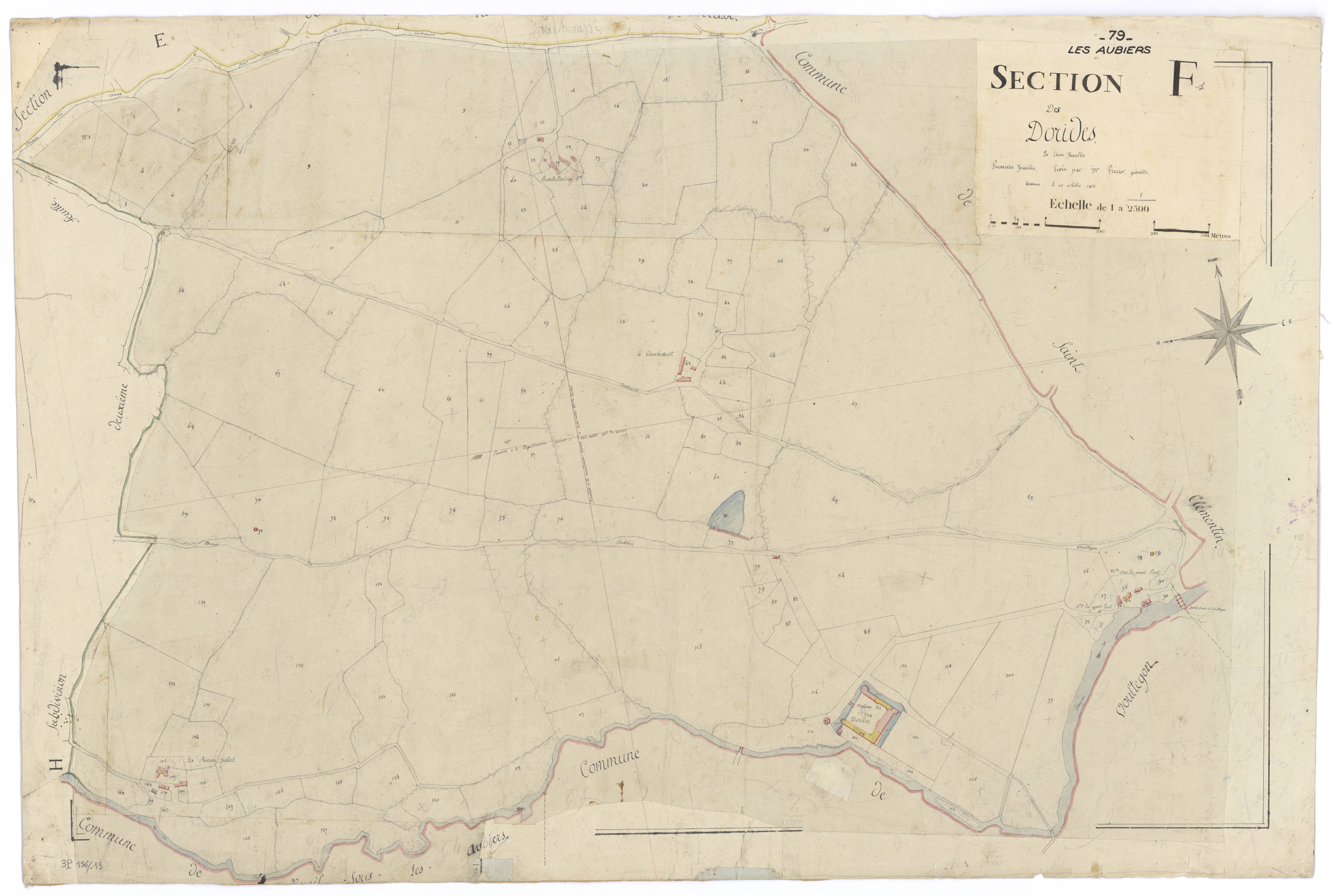 Nueil-les-Aubiers - FRAD079_CADASTRE_NAPOLEONIEN Section F1 dite des Dorides