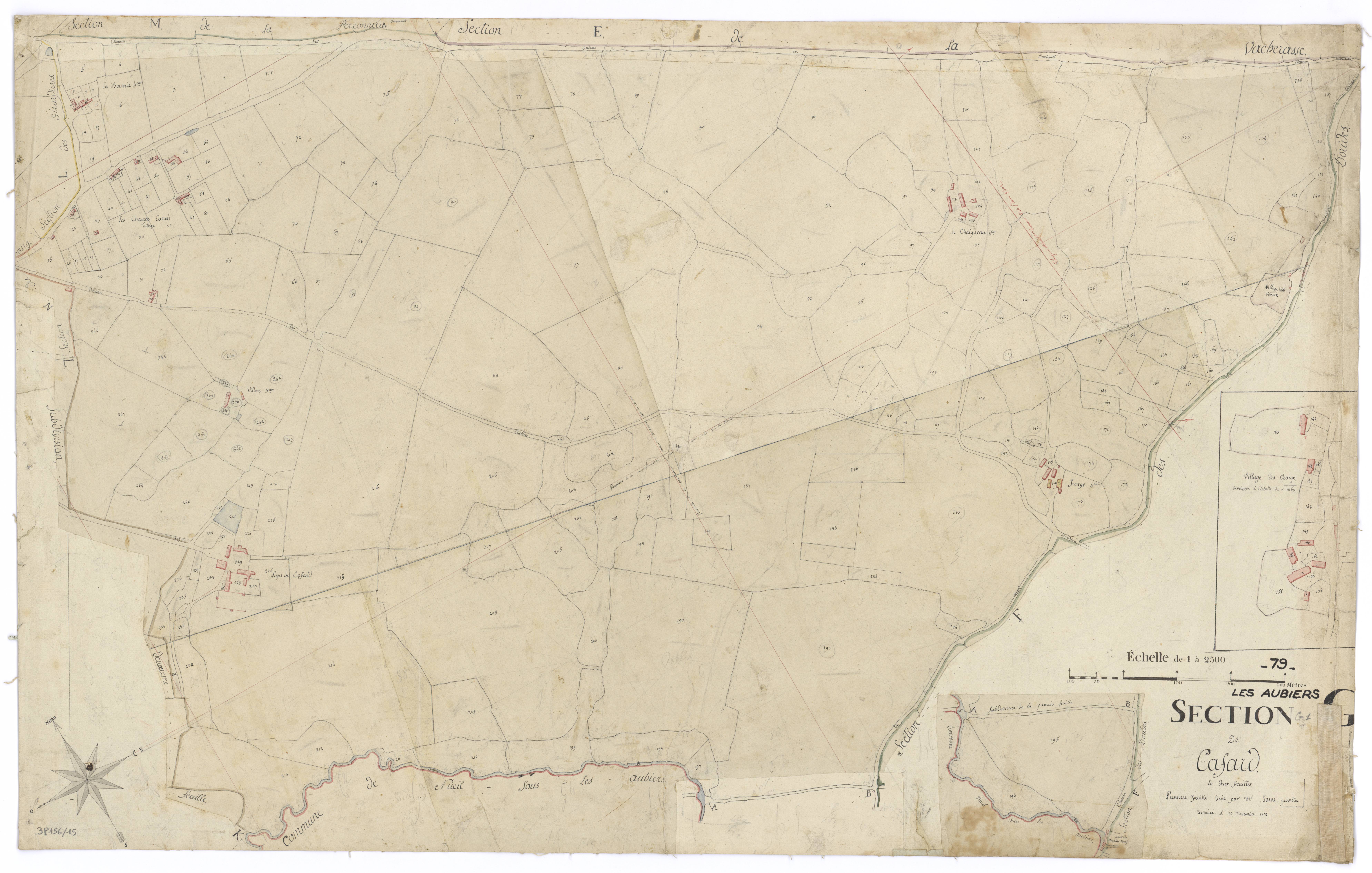 Nueil-les-Aubiers - FRAD079_CADASTRE_NAPOLEONIEN Section G1 dite de Cafard