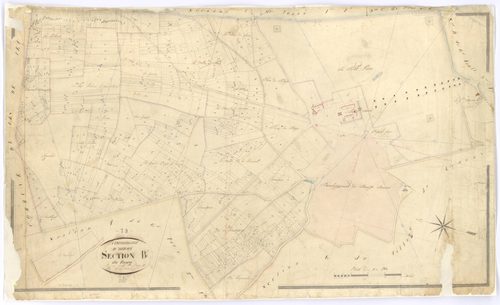 Oiron - FRAD079_CADASTRE_NAPOLEONIEN Section B1 dite du Bourg 
