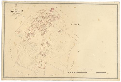 Oiron - FRAD079_CADASTRE_NAPOLEONIEN Section B2 dite du Bourg 