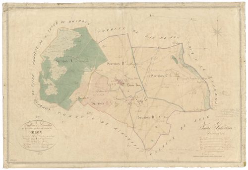 Oiron - FRAD079_CADASTRE_NAPOLEONIEN Tableau d'assemblage 