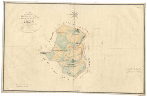 Oroux - FRAD079_CADASTRE_NAPOLEONIEN Tableau d'assemblage 