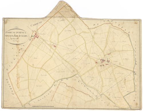 Oroux - FRAD079_CADASTRE_NAPOLEONIEN Section A dite du Bourg 