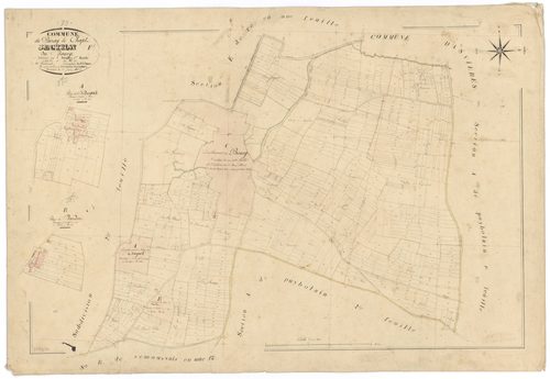 Paizay-le-Chapt - FRAD079_CADASTRE_NAPOLEONIEN Section F1 dite du Bourg 
