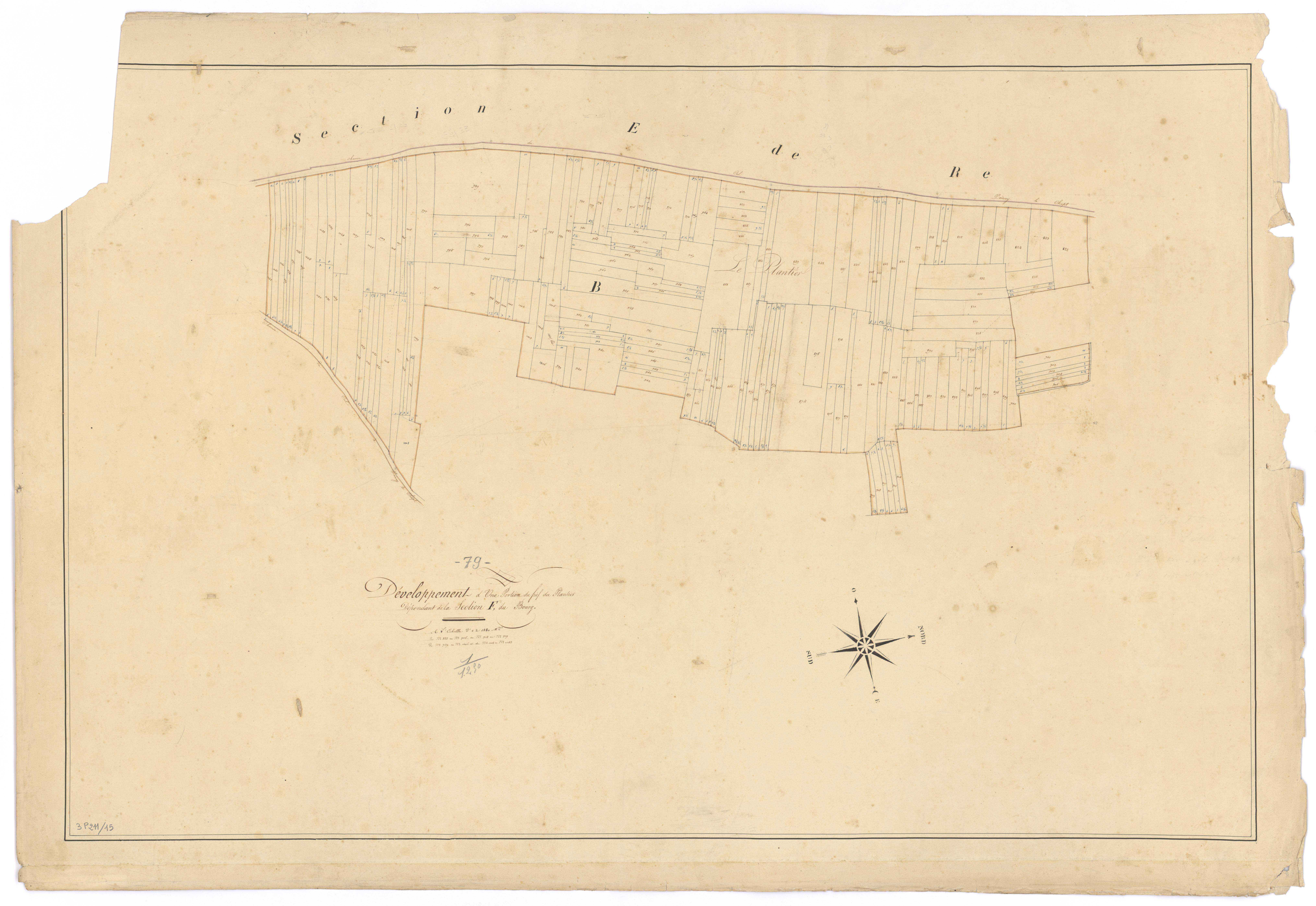 Paizay-le-Chapt - FRAD079_CADASTRE_NAPOLEONIEN Développement de la section F2