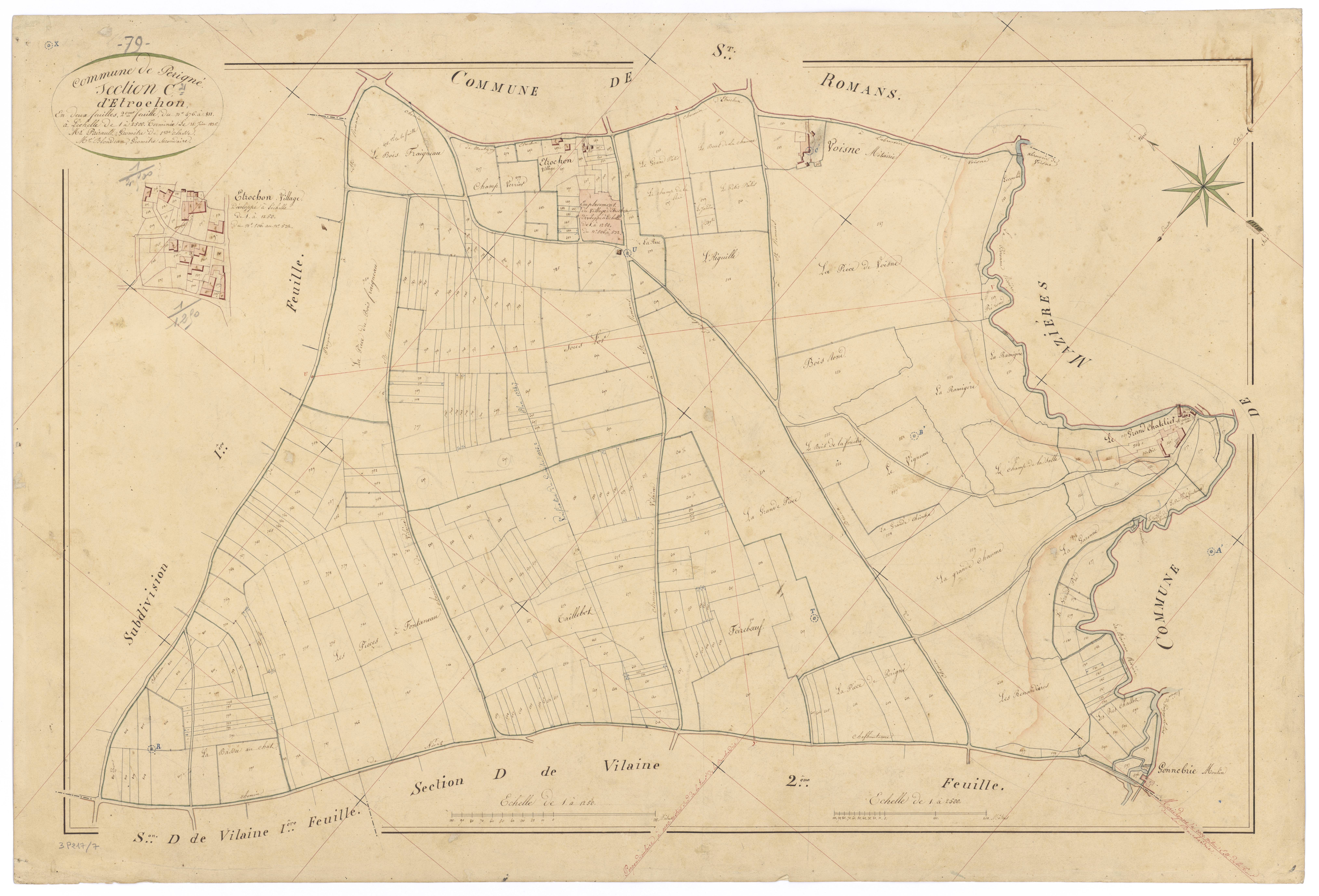 Périgné - FRAD079_CADASTRE_NAPOLEONIEN Section C2 dite d'Etrochon 
