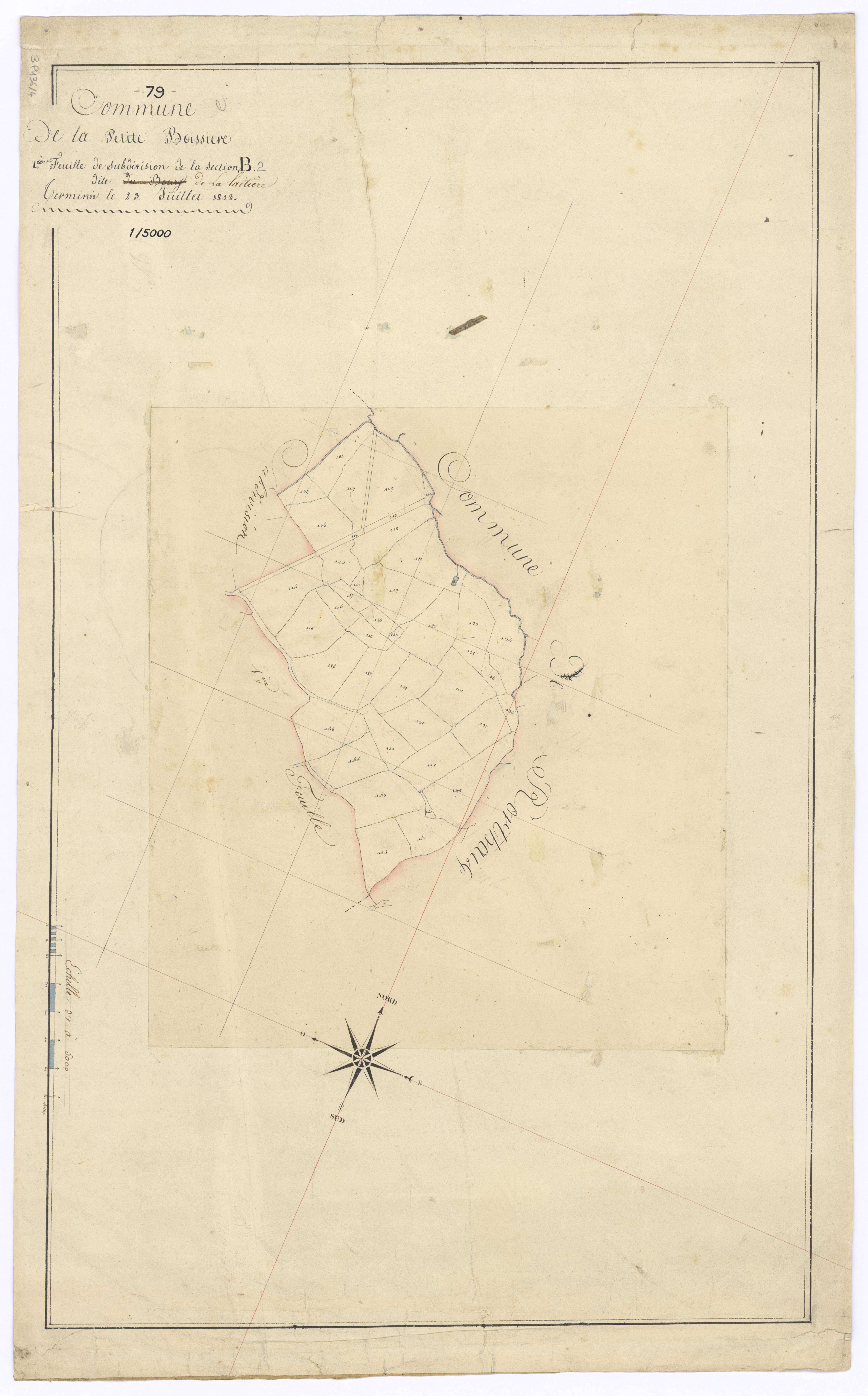 La Petite-Boissière - FRAD079_CADASTRE_NAPOLEONIEN Section B2 dite de la Laitière