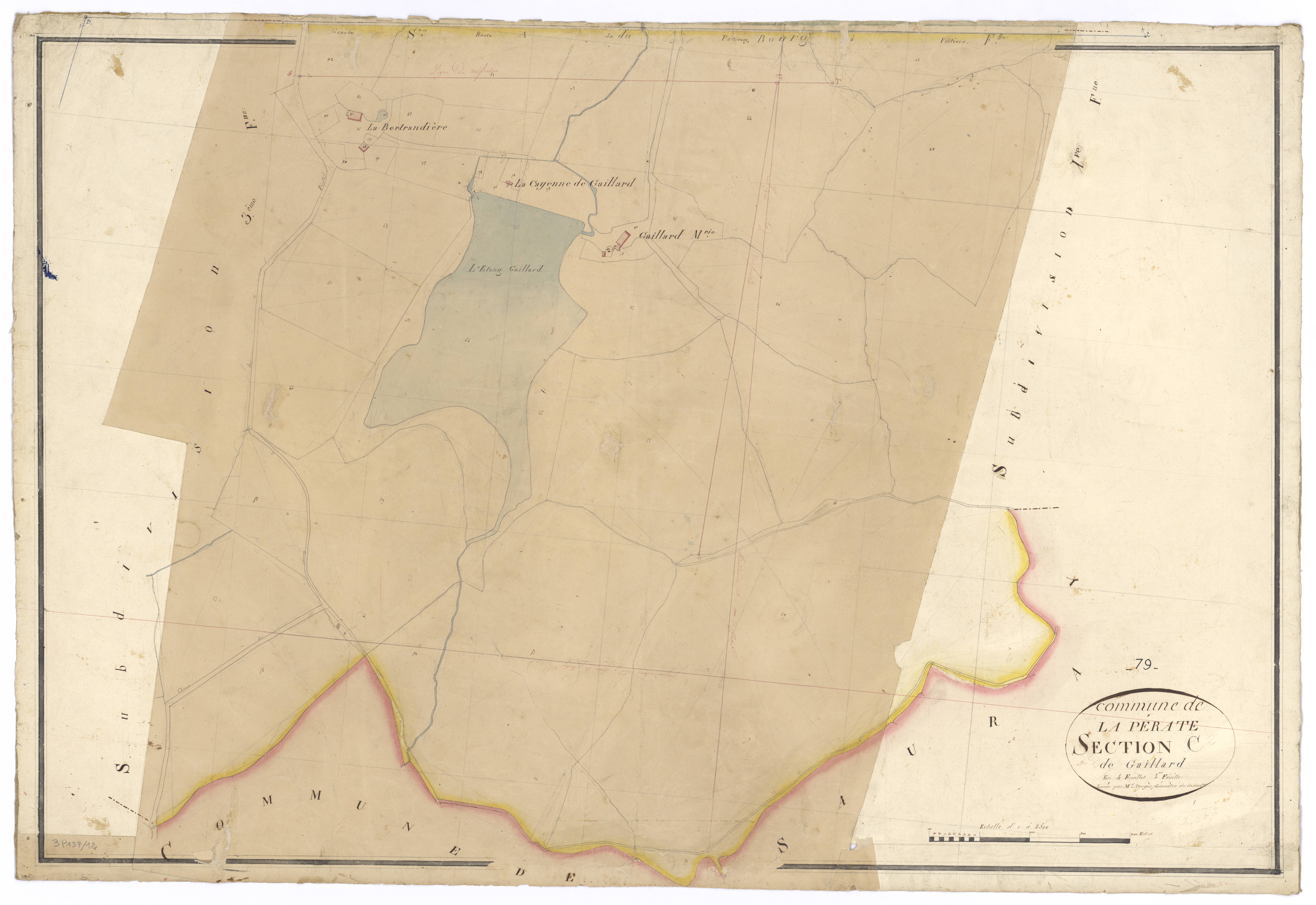 La Peyratte - FRAD079_CADASTRE_NAPOLEONIEN Section C2 dite de Gaillard