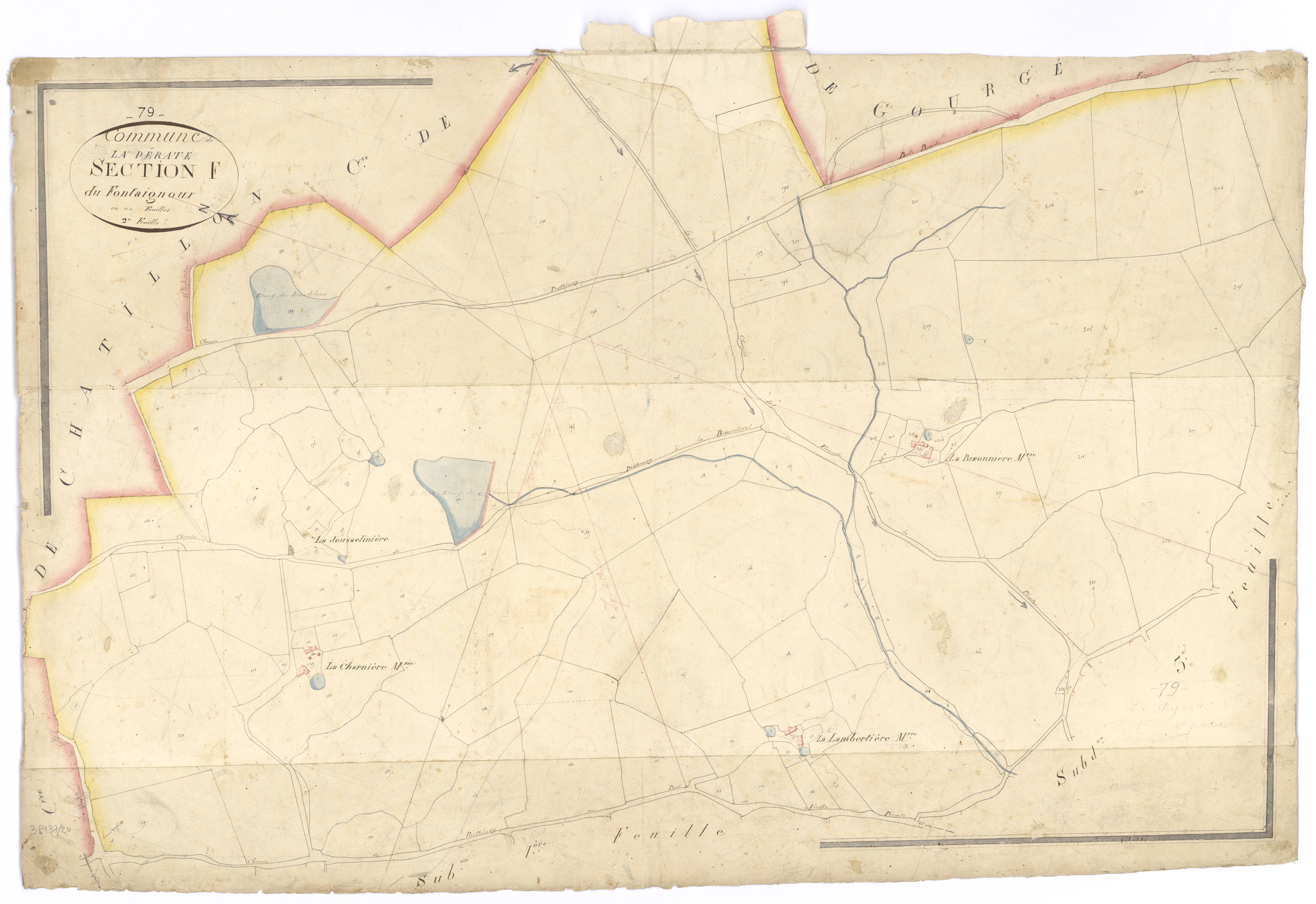La Peyratte - FRAD079_CADASTRE_NAPOLEONIEN Section F2 dite du Fontaignoux