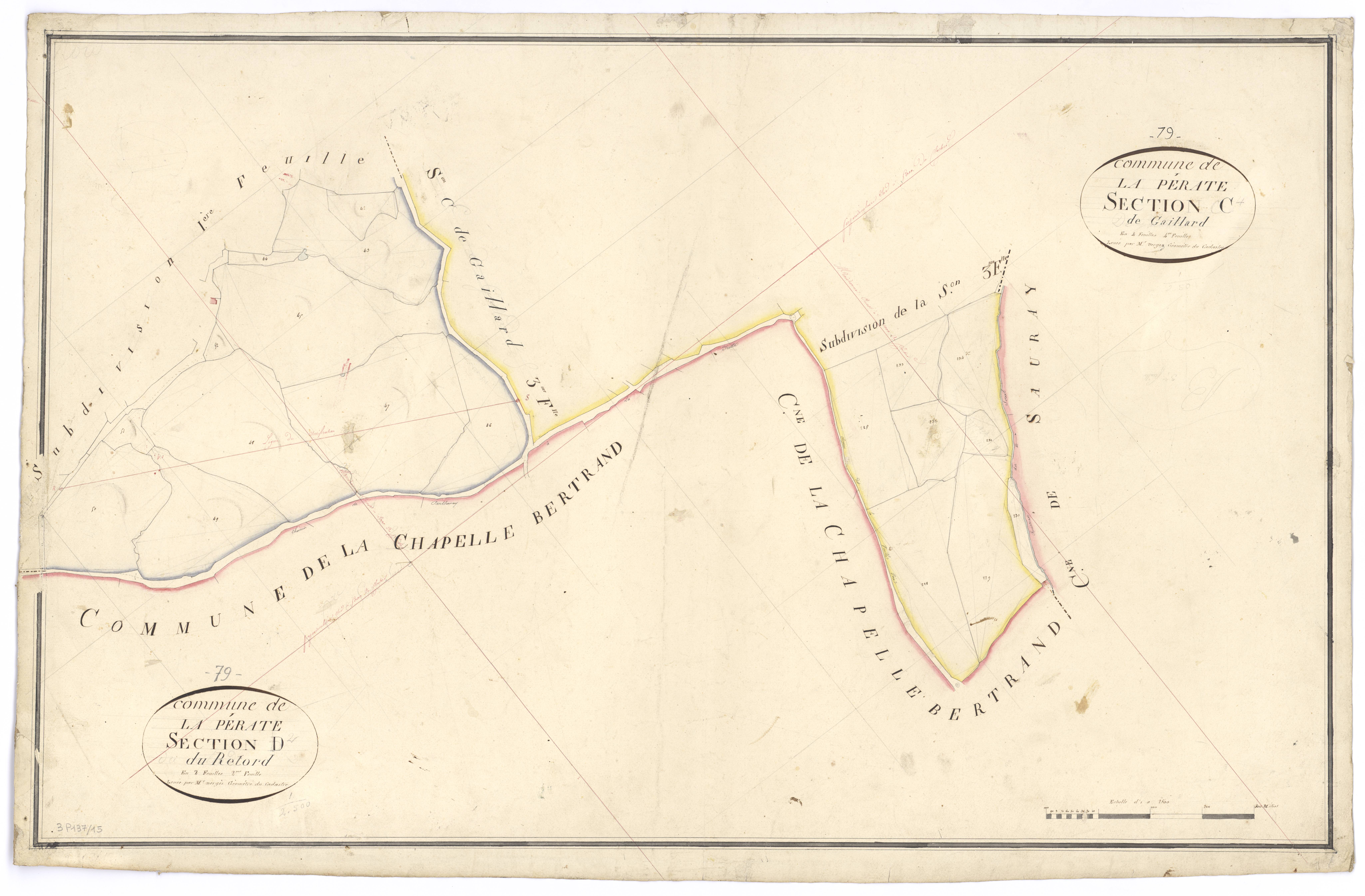 La Peyratte - FRAD079_CADASTRE_NAPOLEONIEN Section D2 dite du Retord