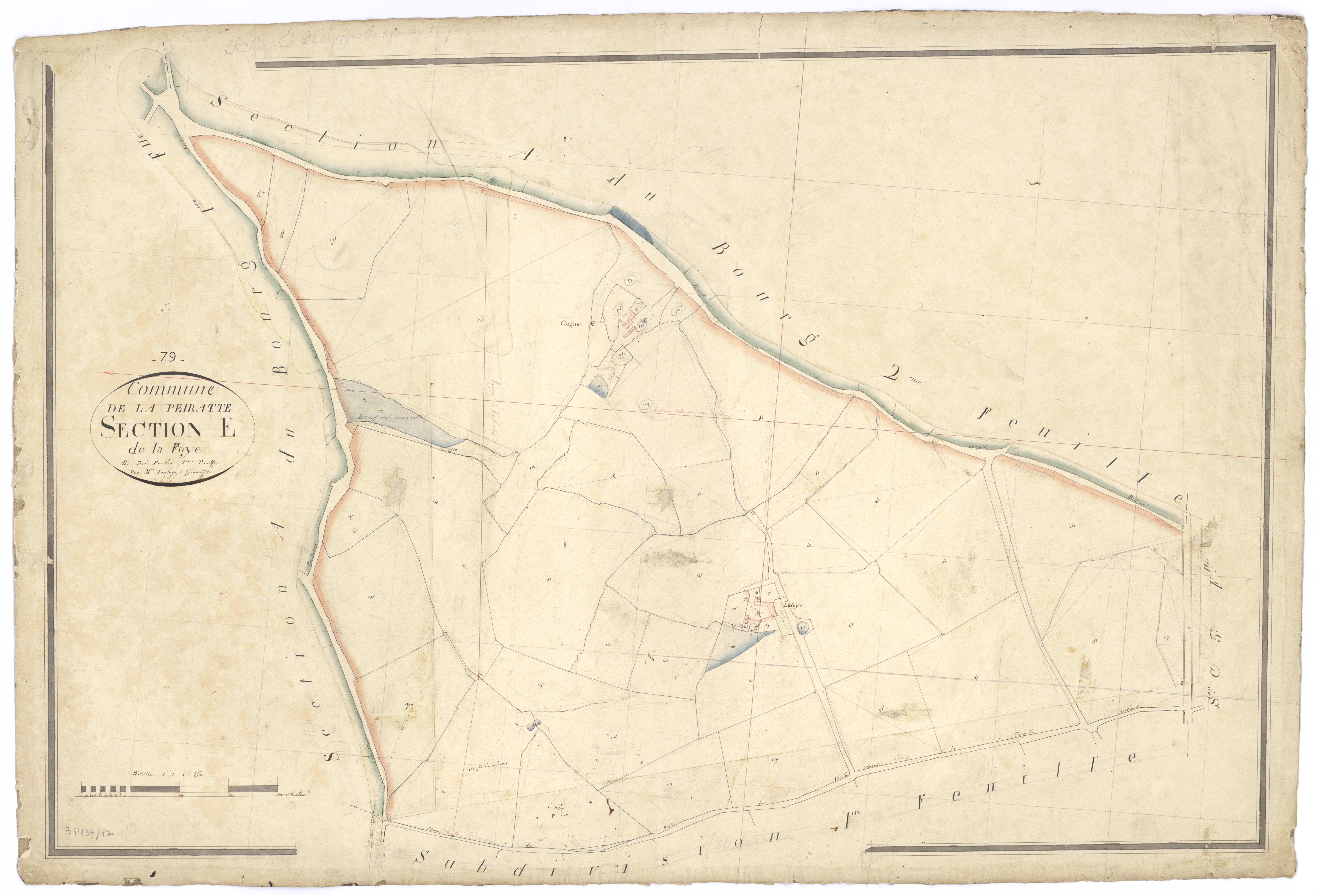 La Peyratte - FRAD079_CADASTRE_NAPOLEONIEN Section E2 dite de la Foye