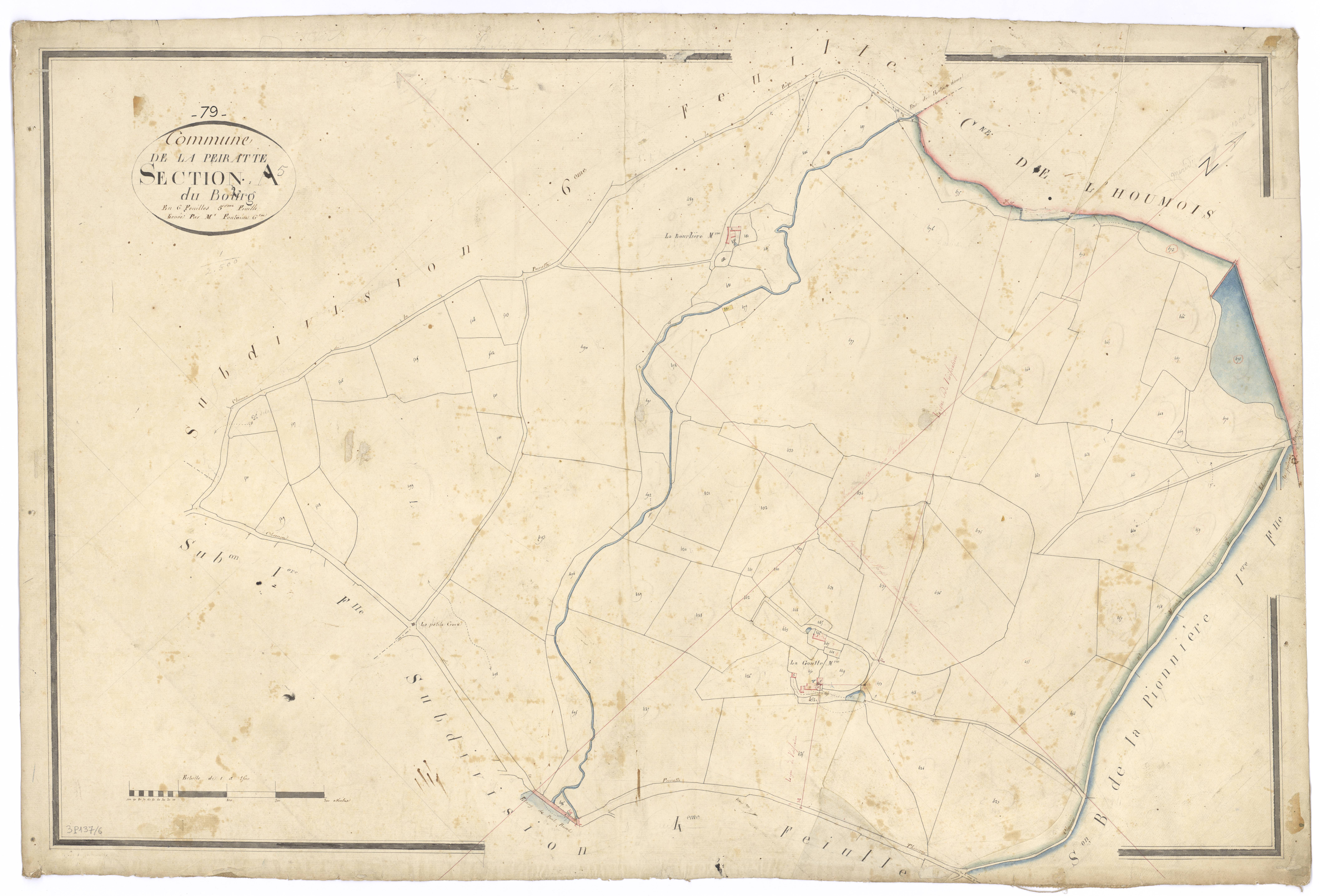 La Peyratte - FRAD079_CADASTRE_NAPOLEONIEN Section A5 dite du Bourg