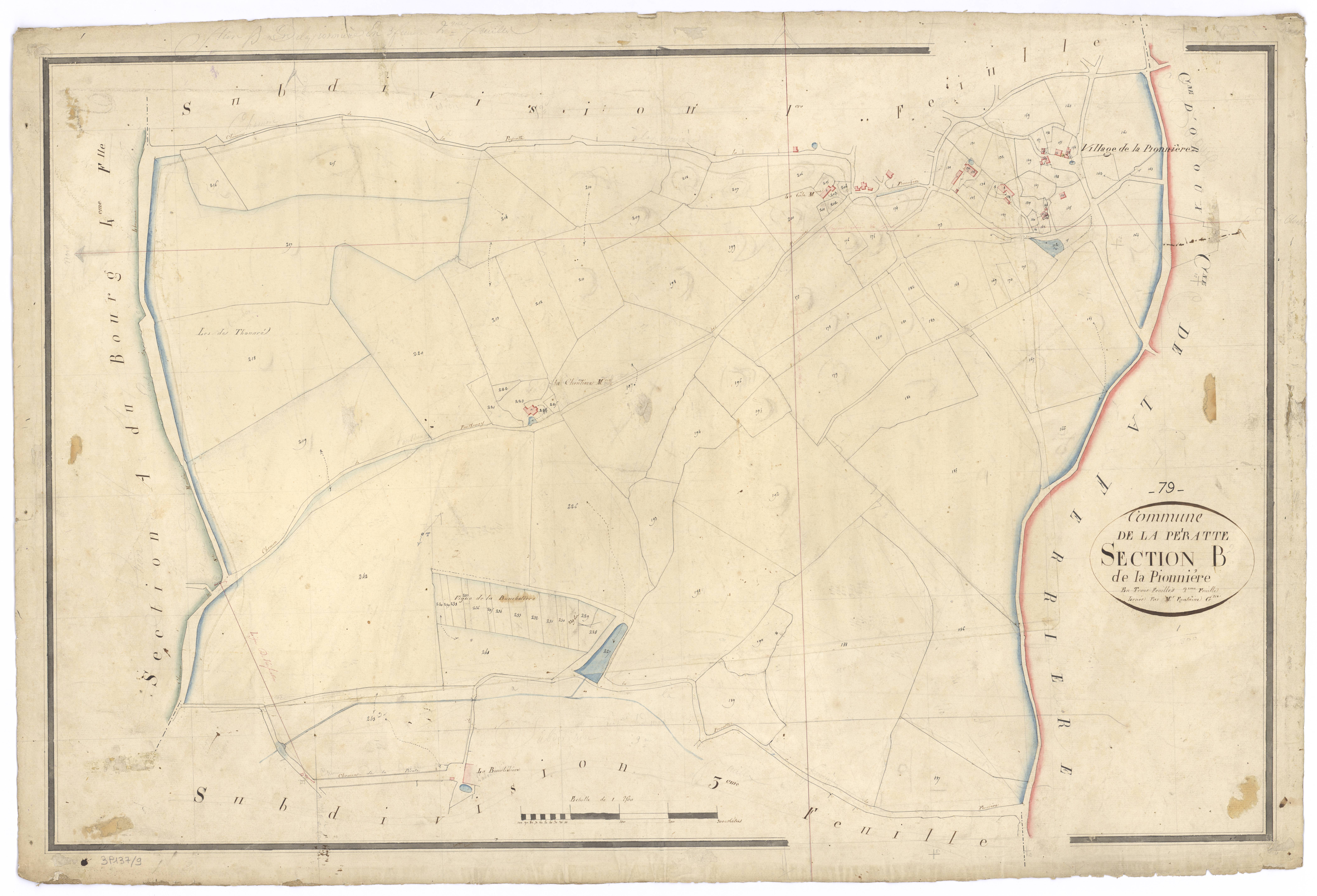 La Peyratte - FRAD079_CADASTRE_NAPOLEONIEN Section B2 dite de la Pionnière