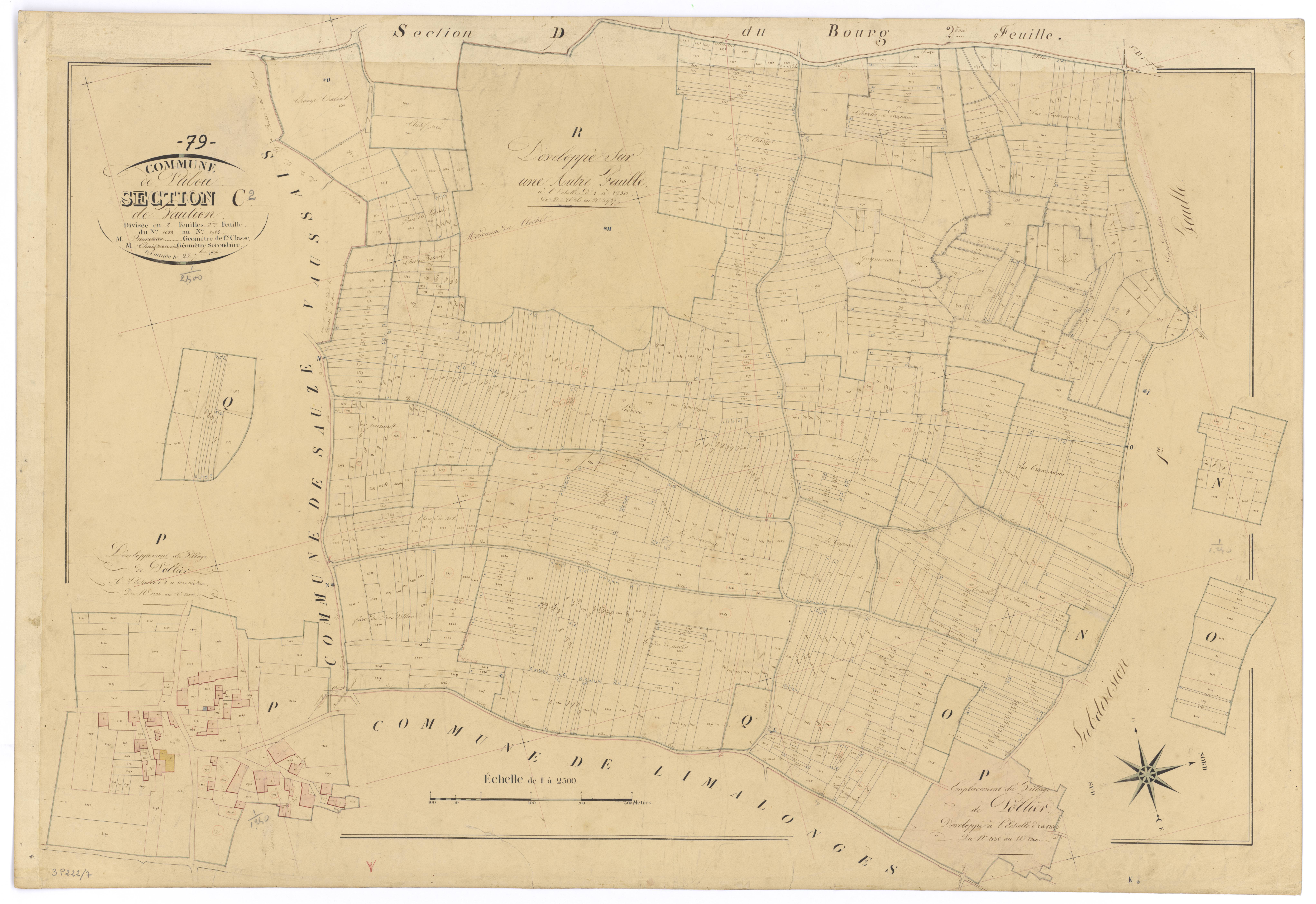 Pliboux - FRAD079_CADASTRE_NAPOLEONIEN Section C2 dite de Vaution