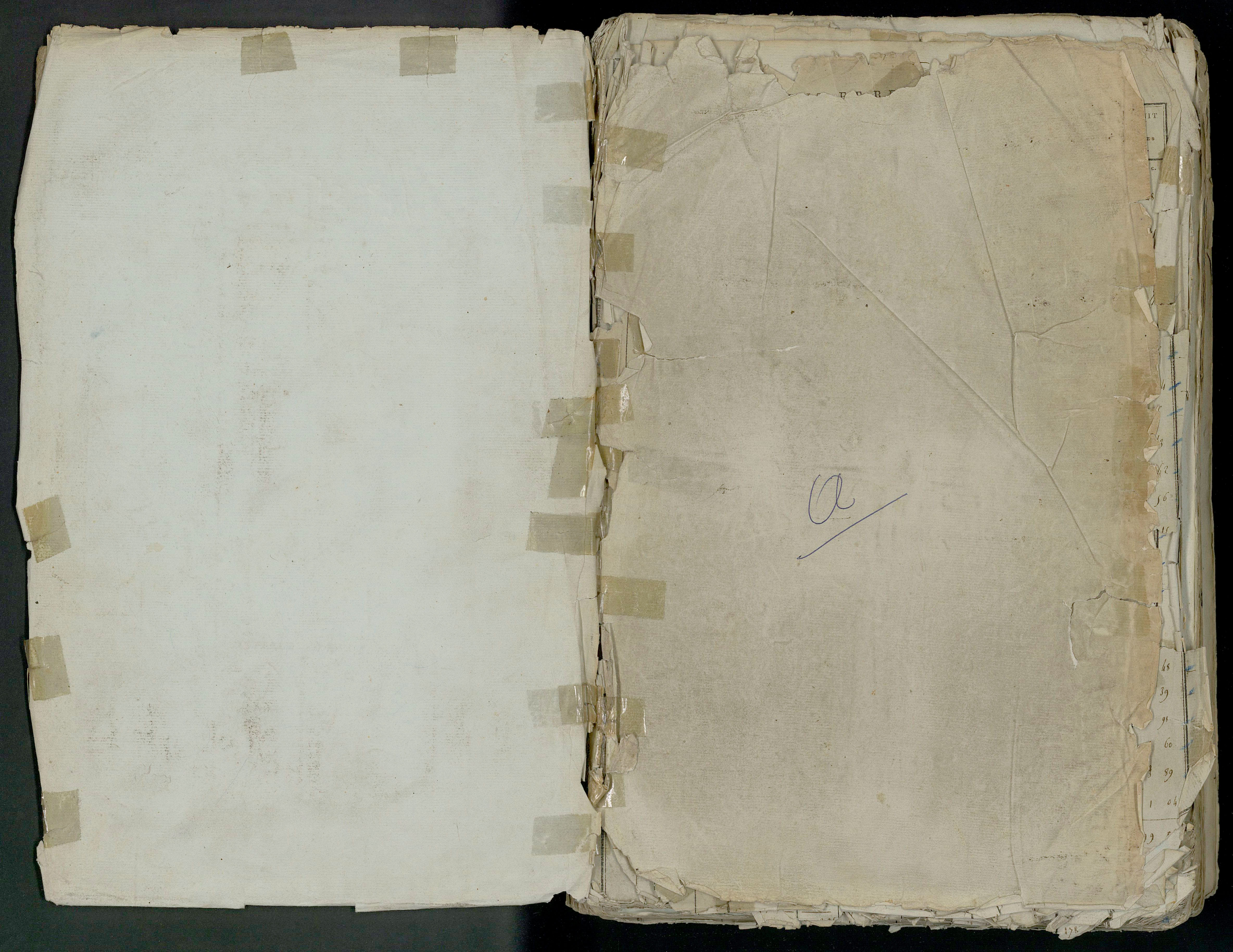 Prin-Deyrançon - FRAD079_CADASTRE_NAPOLEONIEN_MATRICES État de section et relevé des numéros de même nature de propriété 