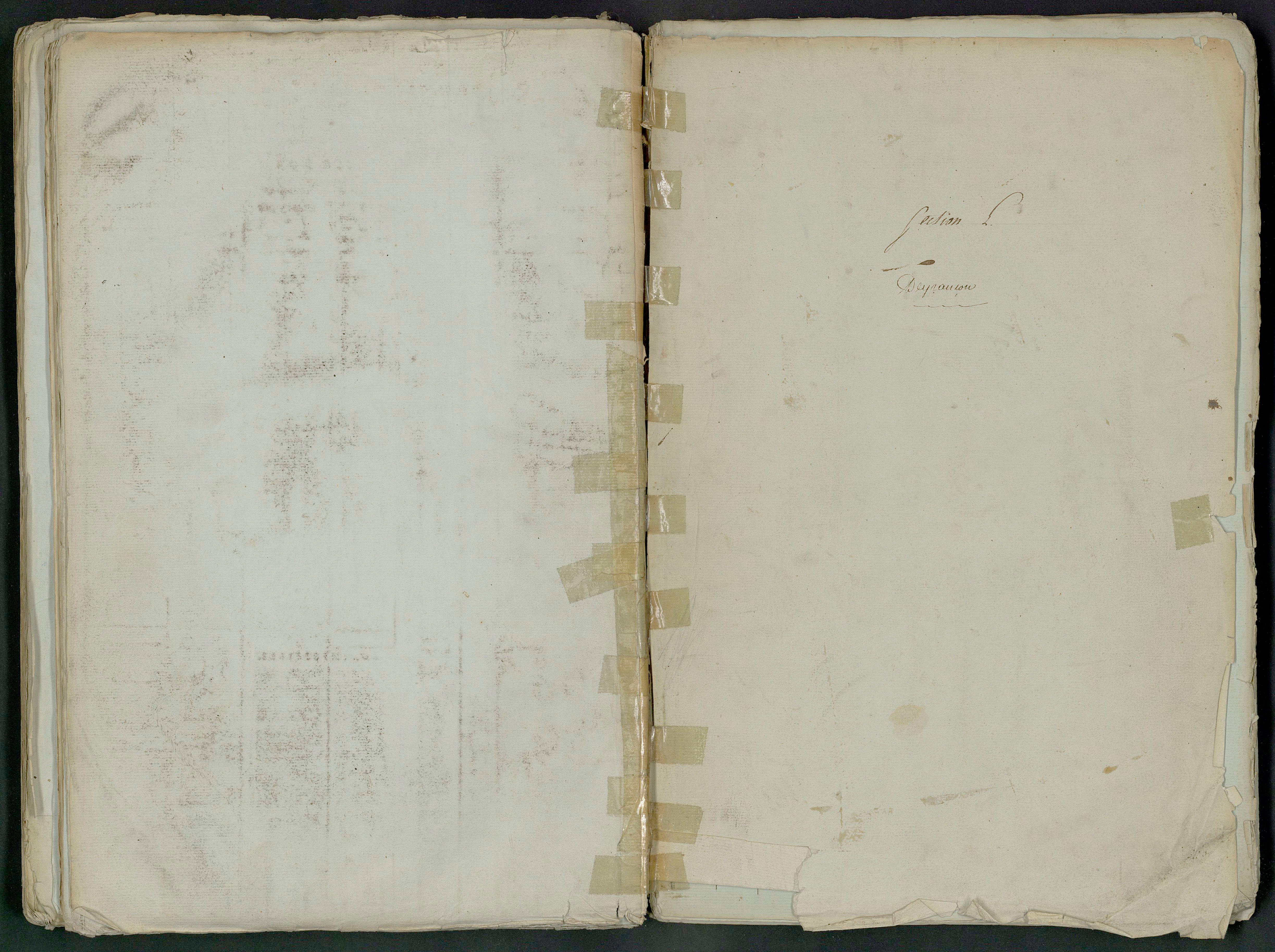 Prin-Deyrançon - FRAD079_CADASTRE_NAPOLEONIEN_MATRICES État de section et relevé des numéros de même nature de propriété 