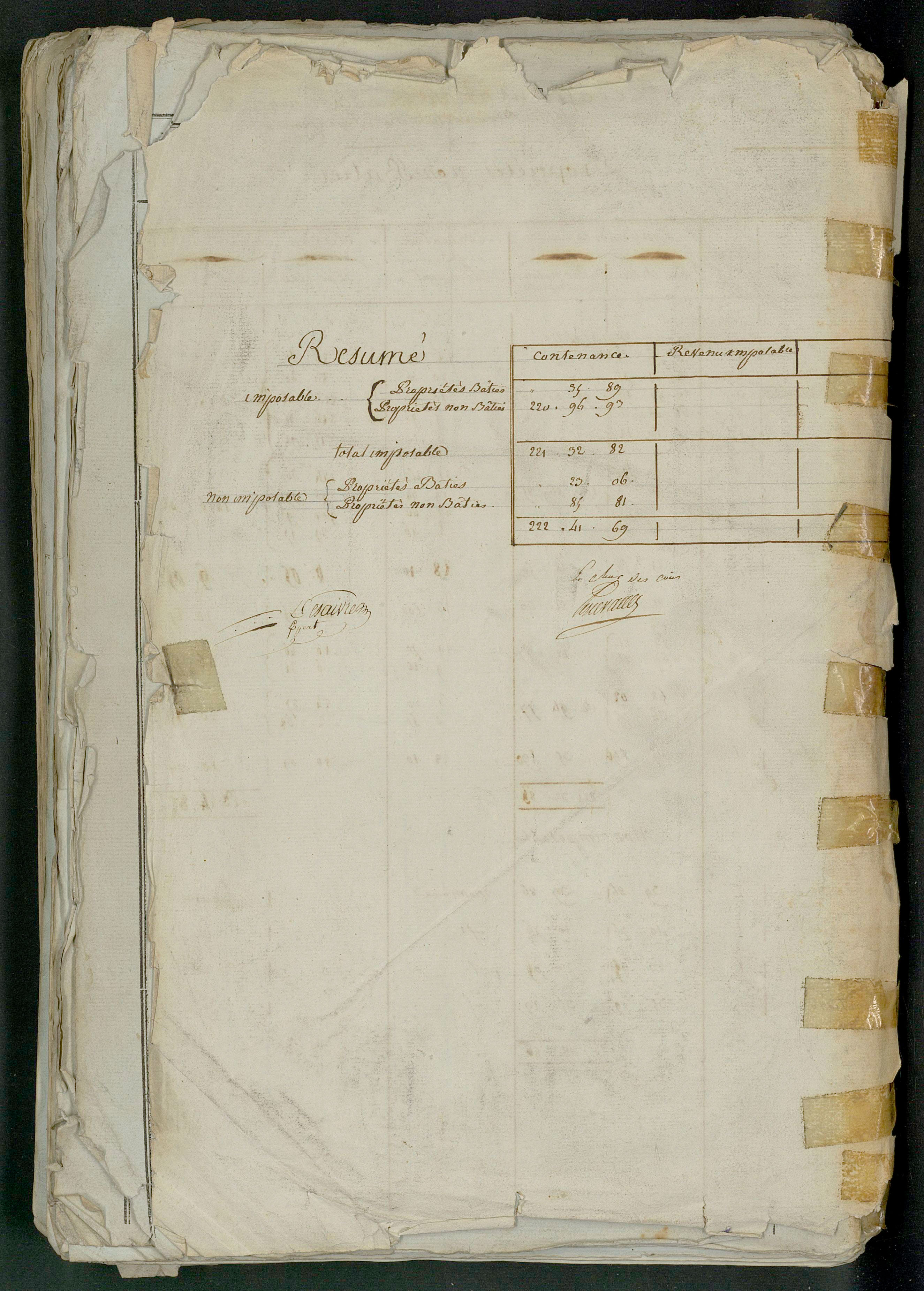 Prin-Deyrançon - FRAD079_CADASTRE_NAPOLEONIEN_MATRICES État de section et relevé des numéros de même nature de propriété 