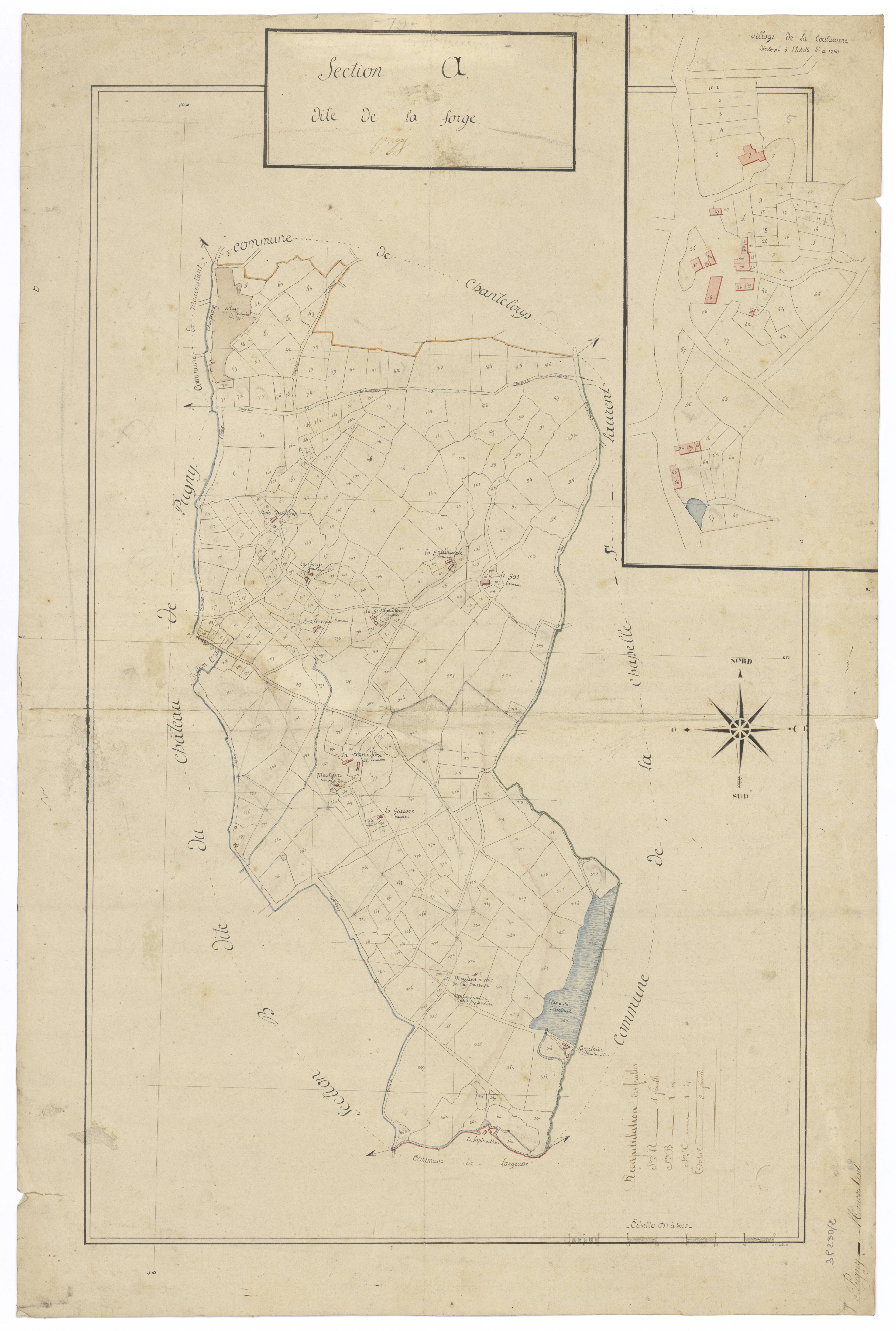 Pugny - FRAD079_CADASTRE_NAPOLEONIEN Section A dite de la Forge 