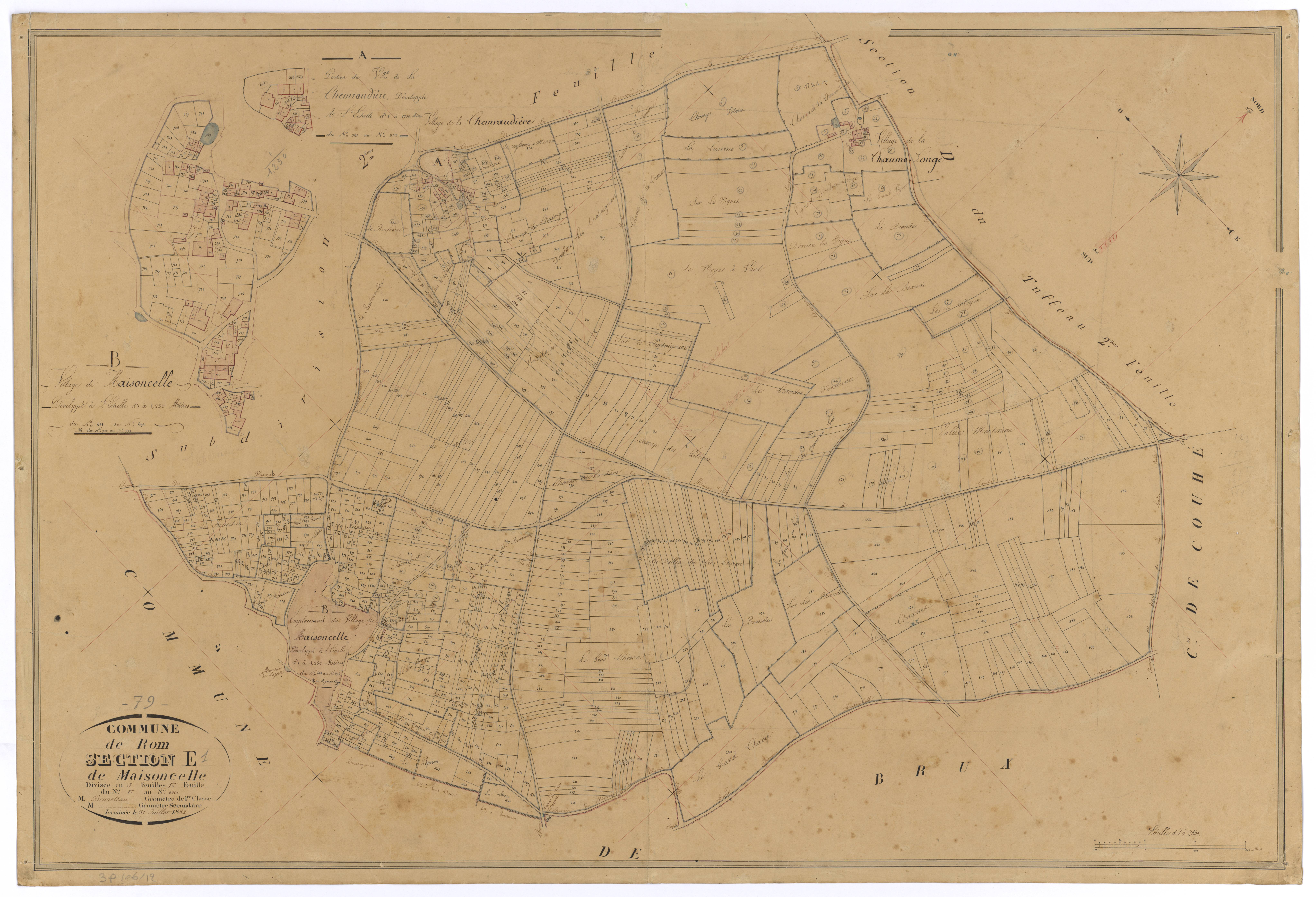 Rom - FRAD079_CADASTRE_NAPOLEONIEN Section E1 dite de Maisoncelle 