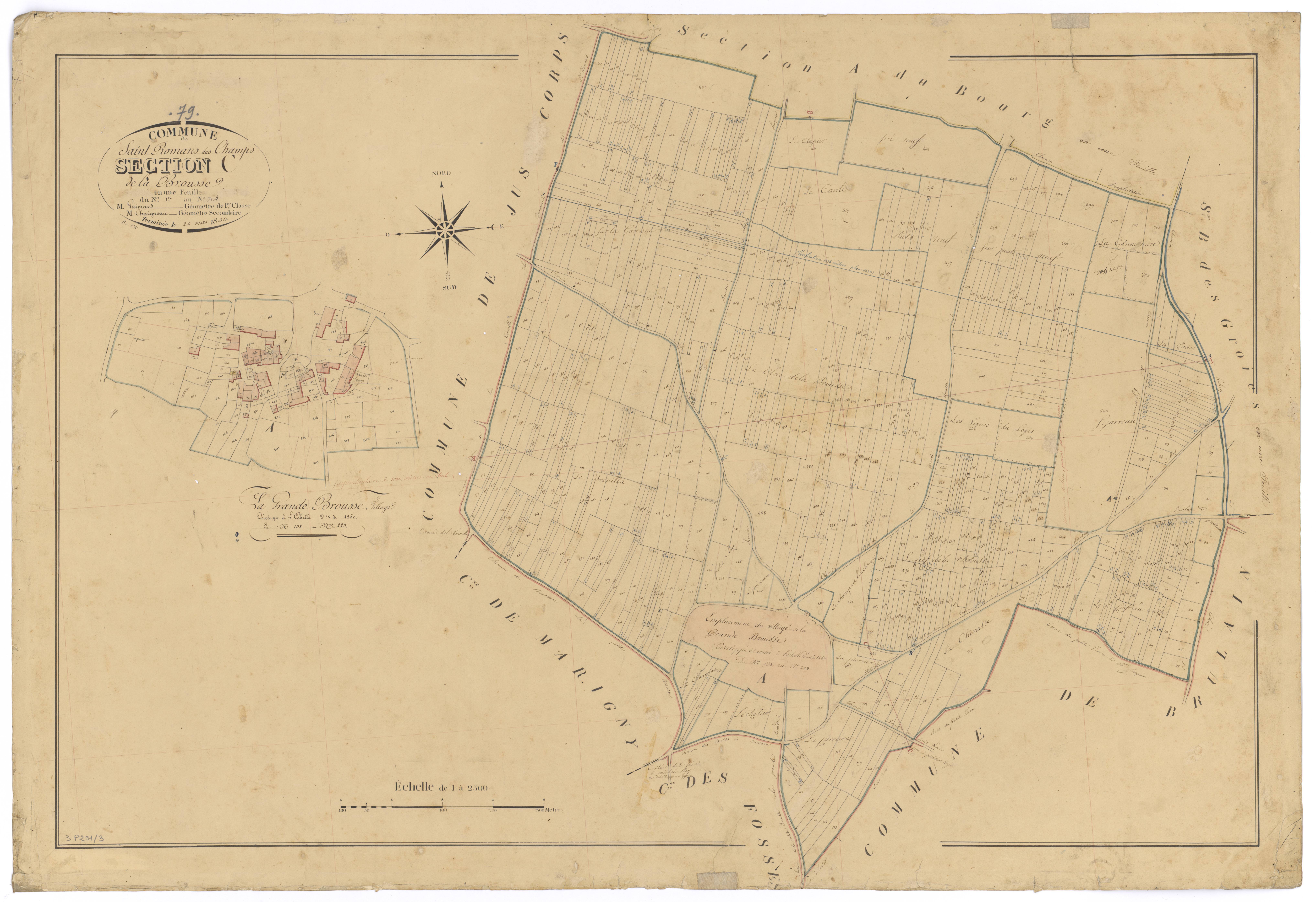 Romans - FRAD079_CADASTRE_NAPOLEONIEN Section C dite de la Brousse