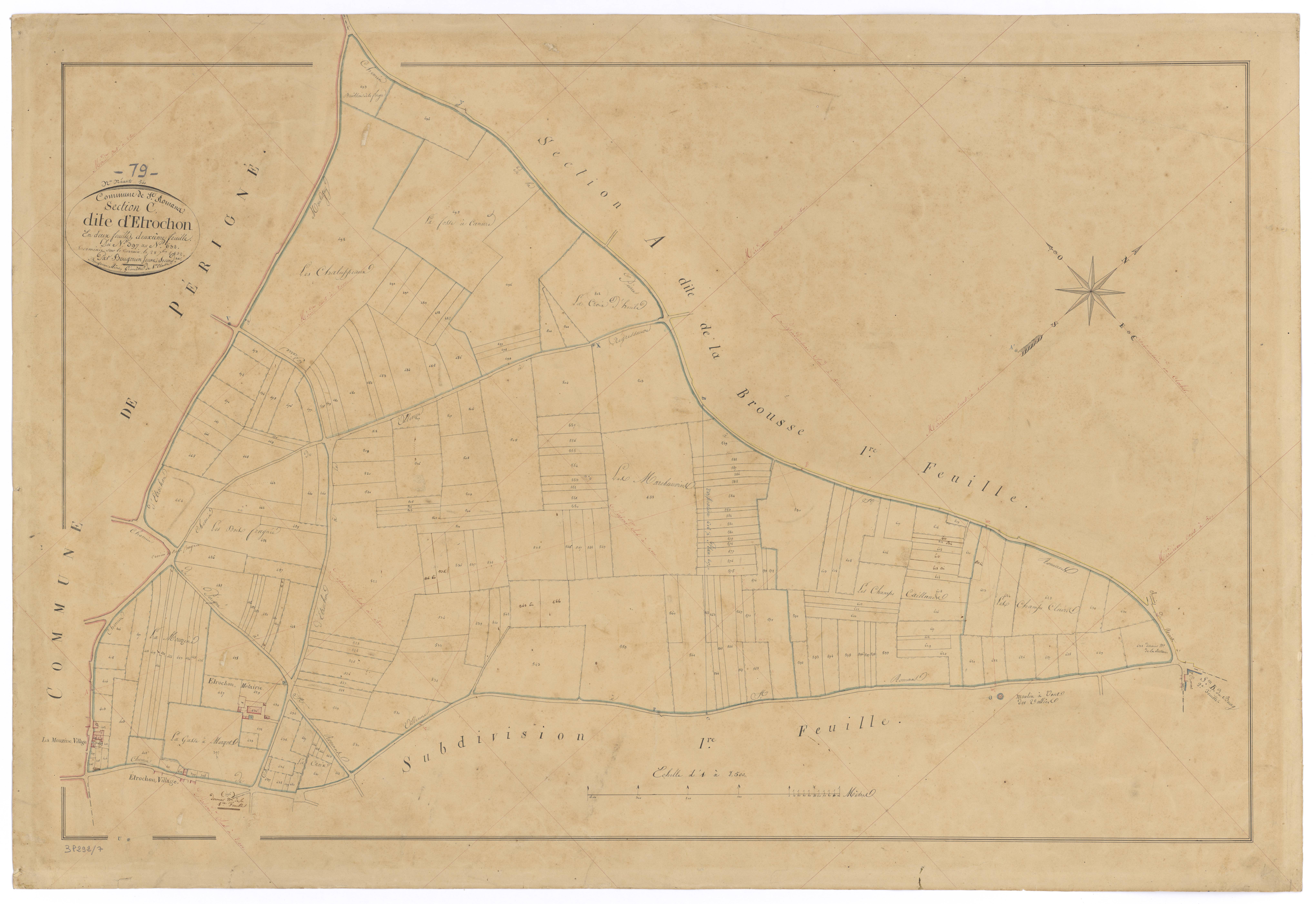 Romans - FRAD079_CADASTRE_NAPOLEONIEN Section C2 dite d'Etrochon