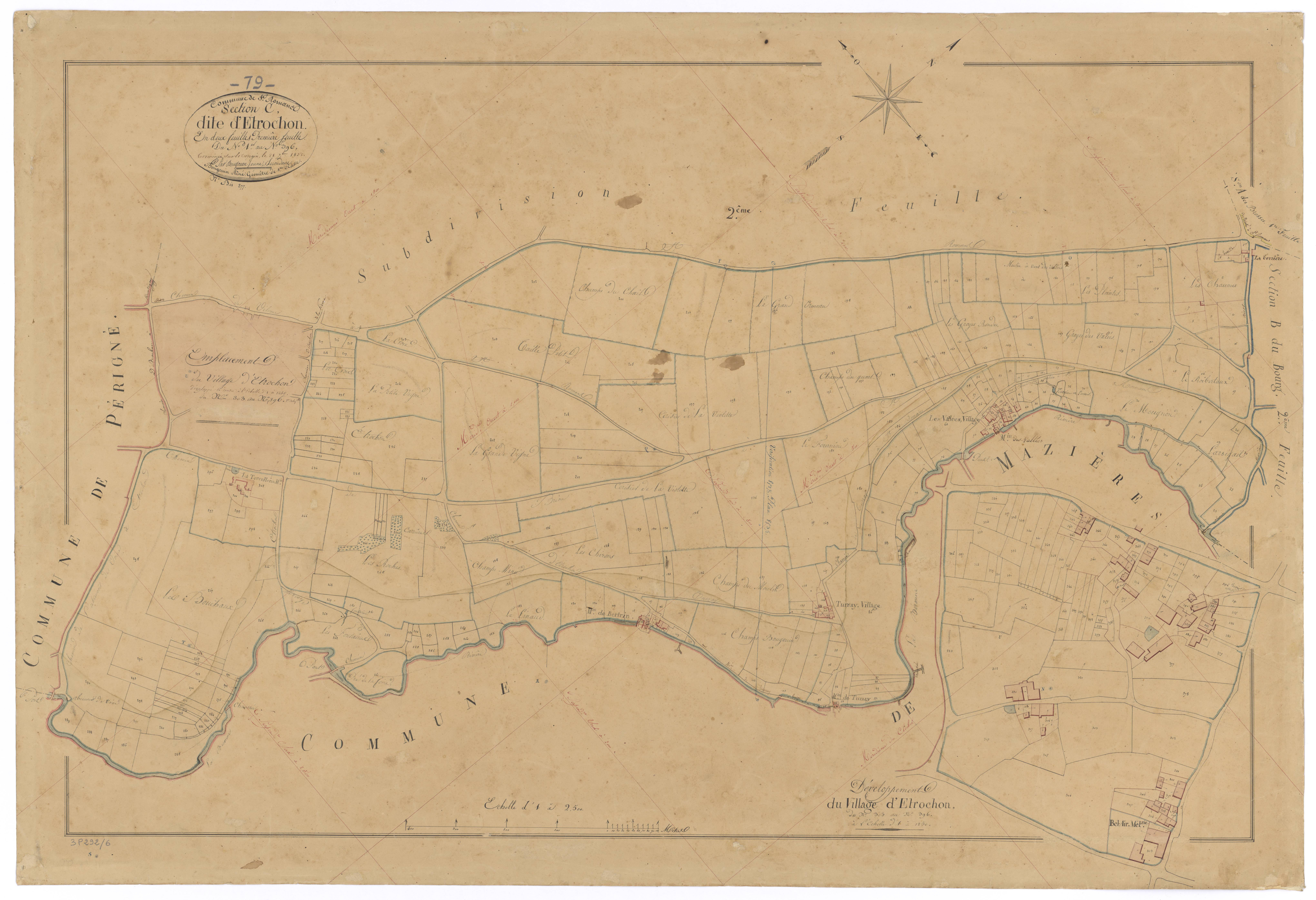Romans - FRAD079_CADASTRE_NAPOLEONIEN Section C1 dite d'Etrochon
