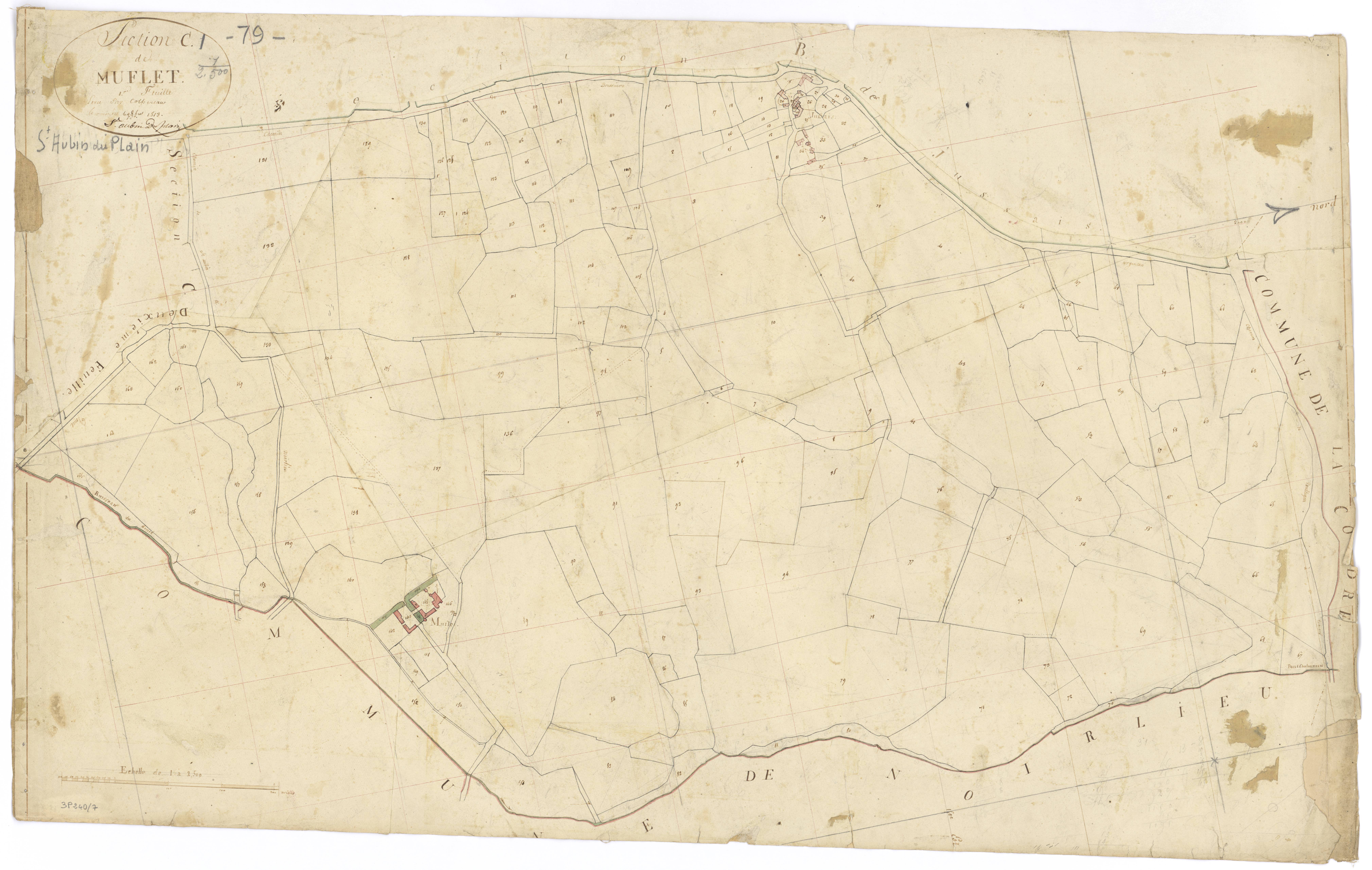 Saint-Aubin-du-Plain - FRAD079_CADASTRE_NAPOLEONIEN Section C1 dite de Muflet