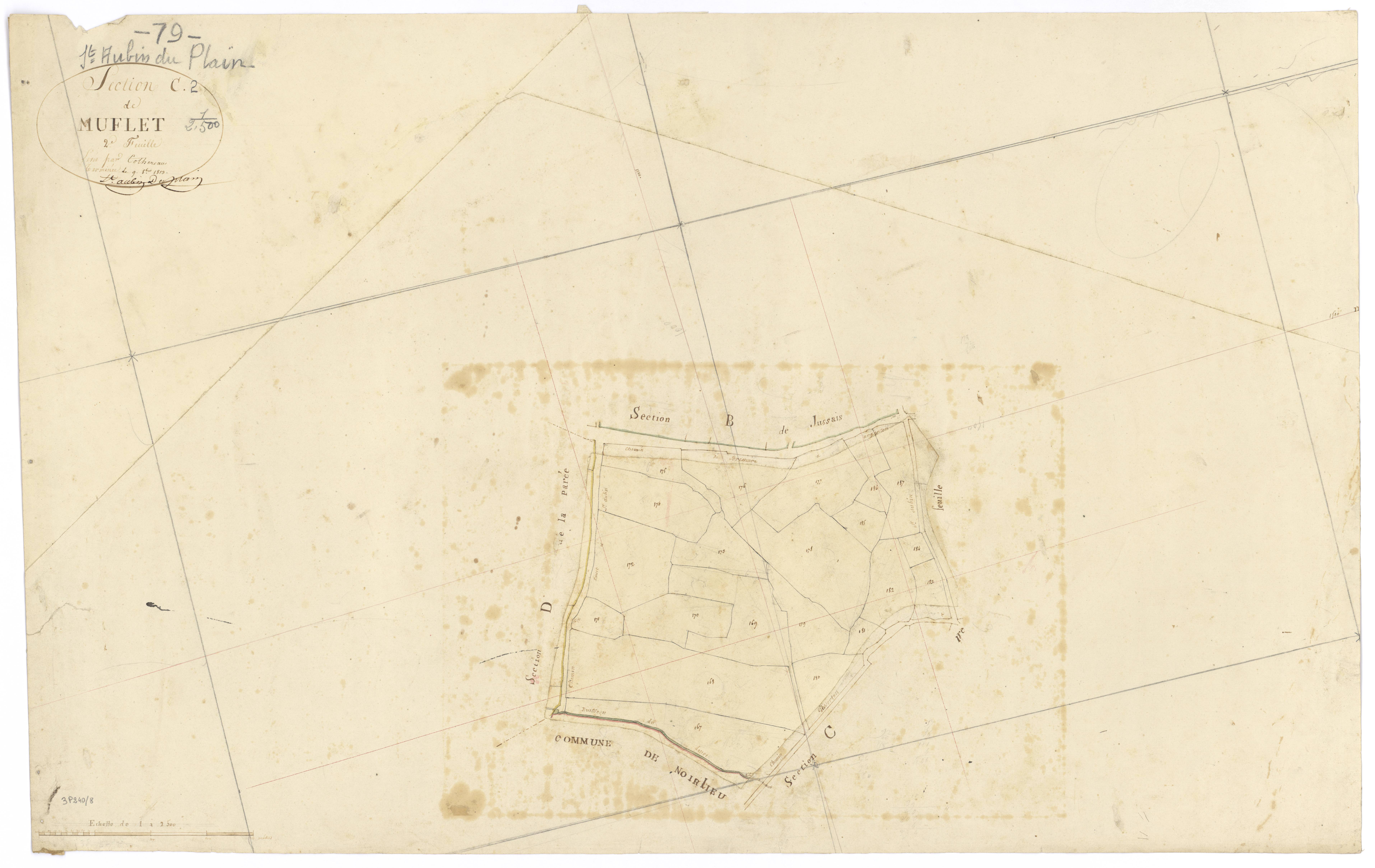 Saint-Aubin-du-Plain - FRAD079_CADASTRE_NAPOLEONIEN Section C2 dite de Muflet