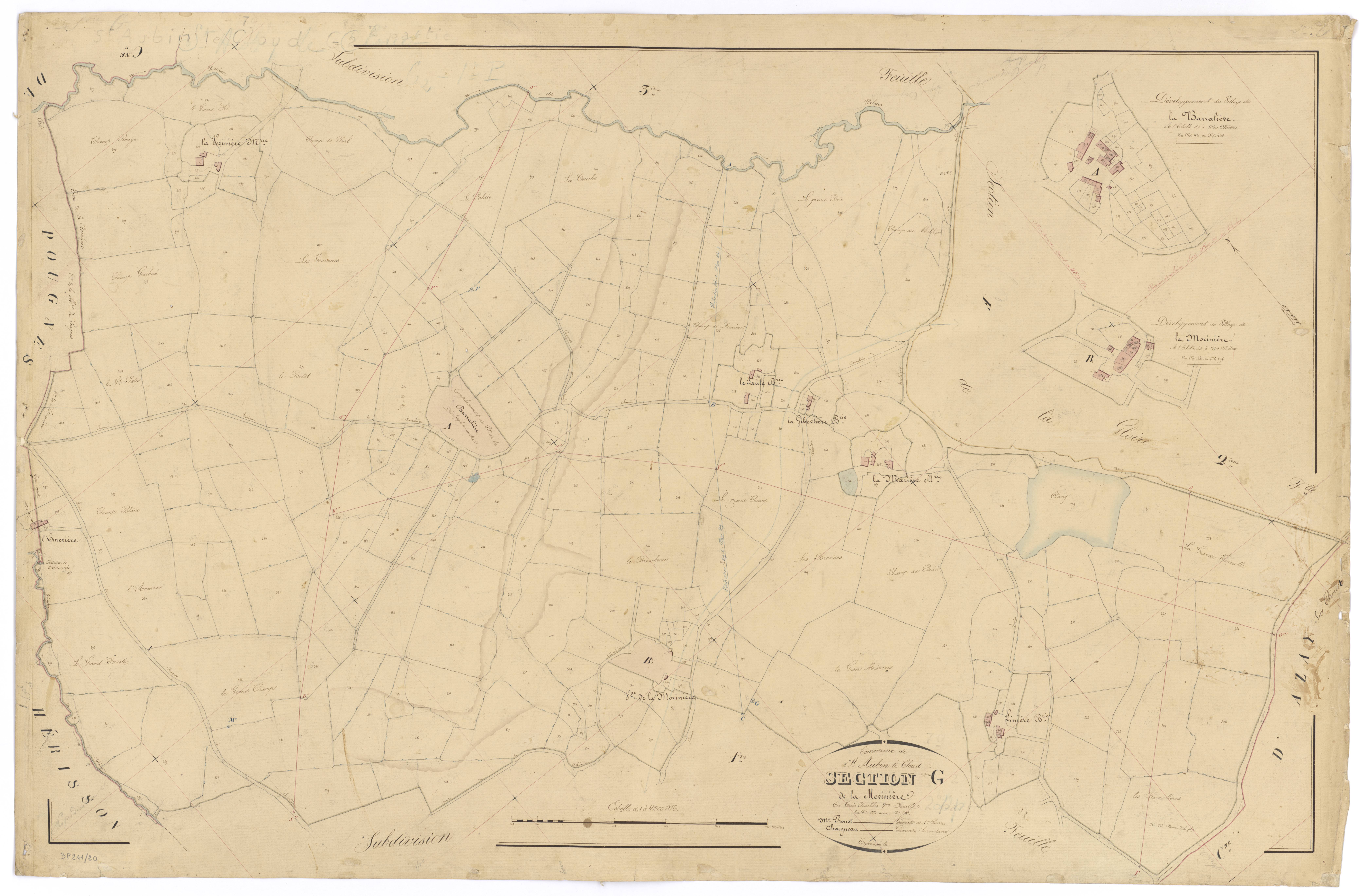Saint-Aubin-le-Cloud - FRAD079_CADASTRE_NAPOLEONIEN Section G2 dite de la Morinière 