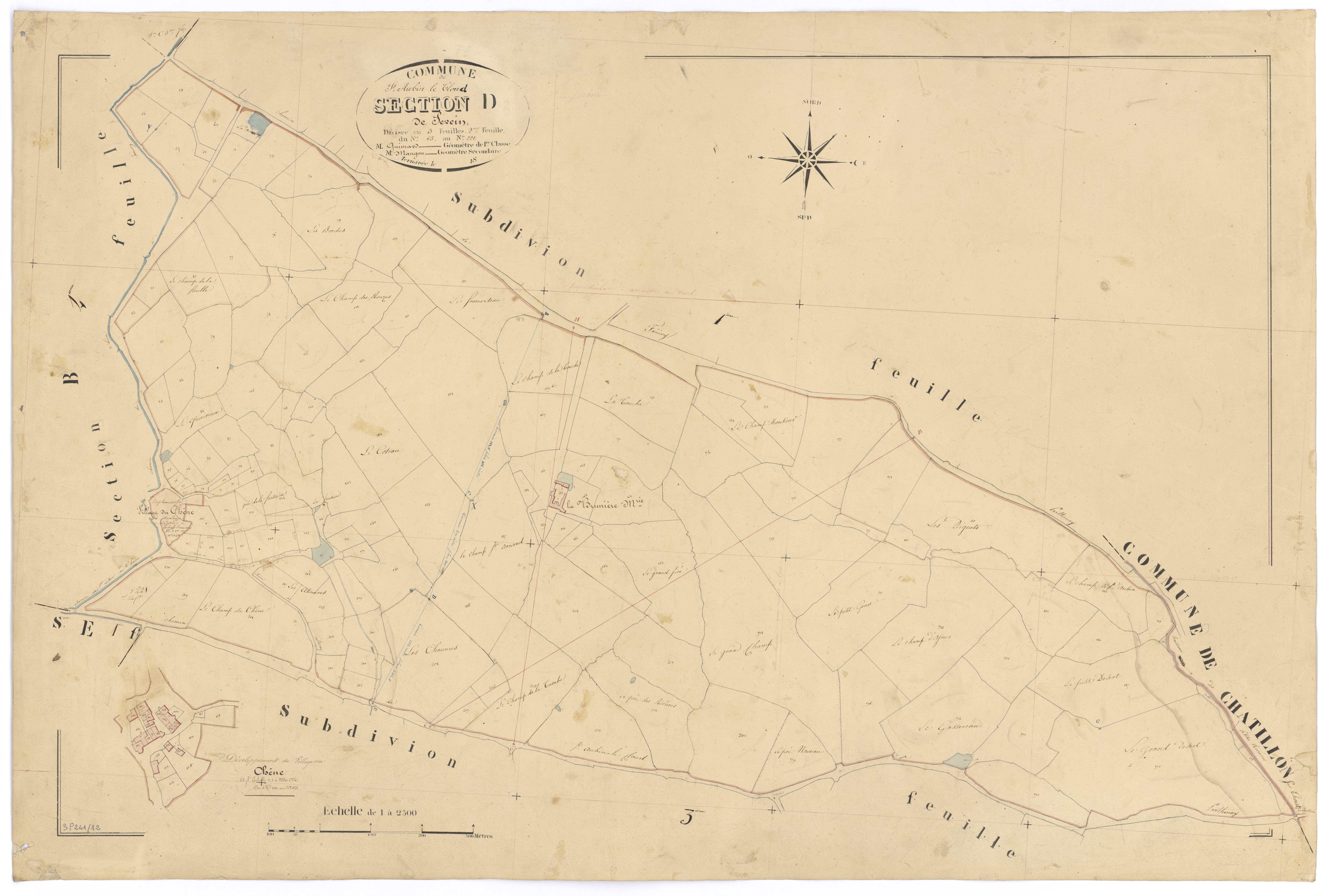 Saint-Aubin-le-Cloud - FRAD079_CADASTRE_NAPOLEONIEN Section D2 dite de Serein
