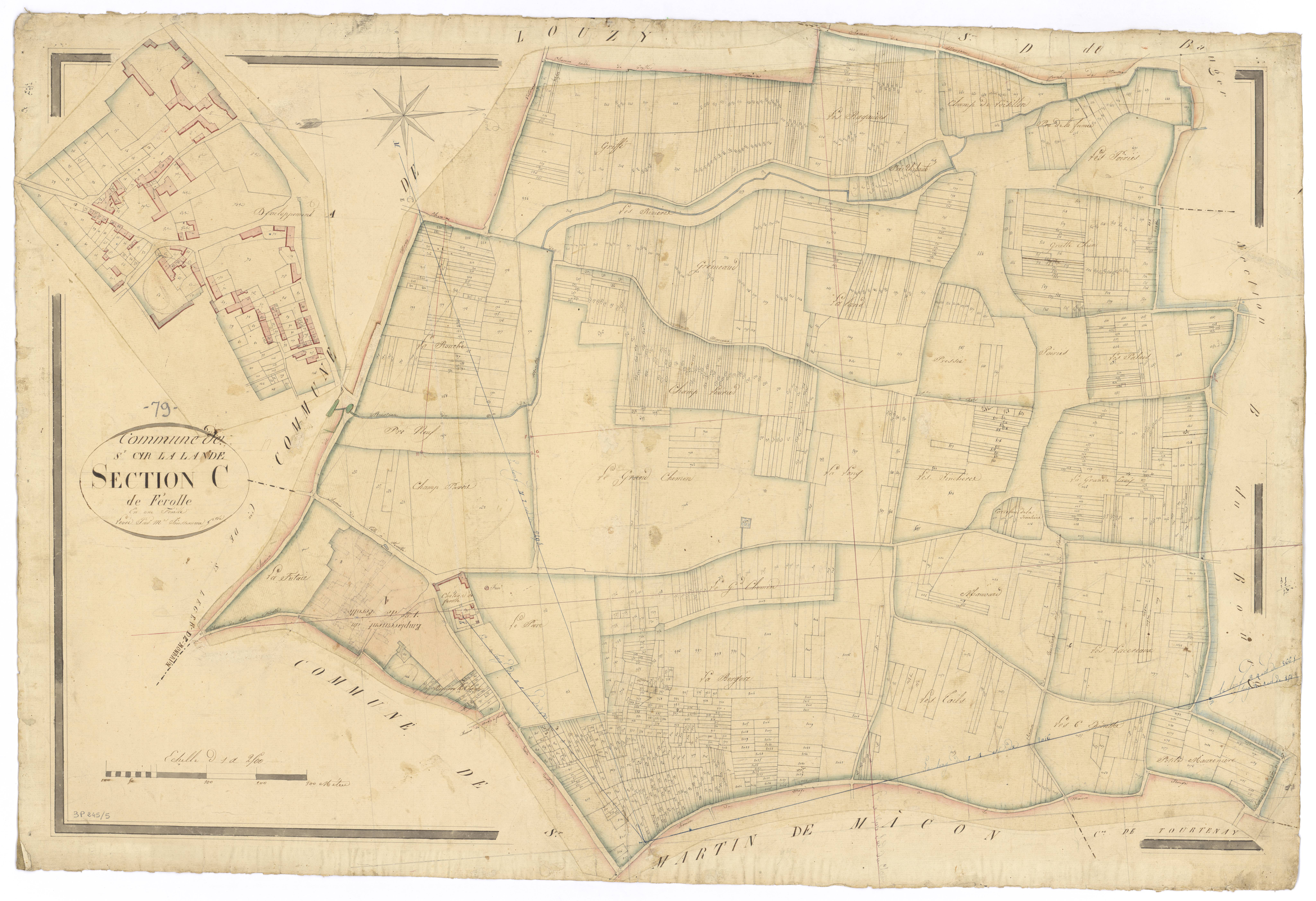 Saint-Cyr-la-Lande - FRAD079_CADASTRE_NAPOLEONIEN Section C dite de Férolle