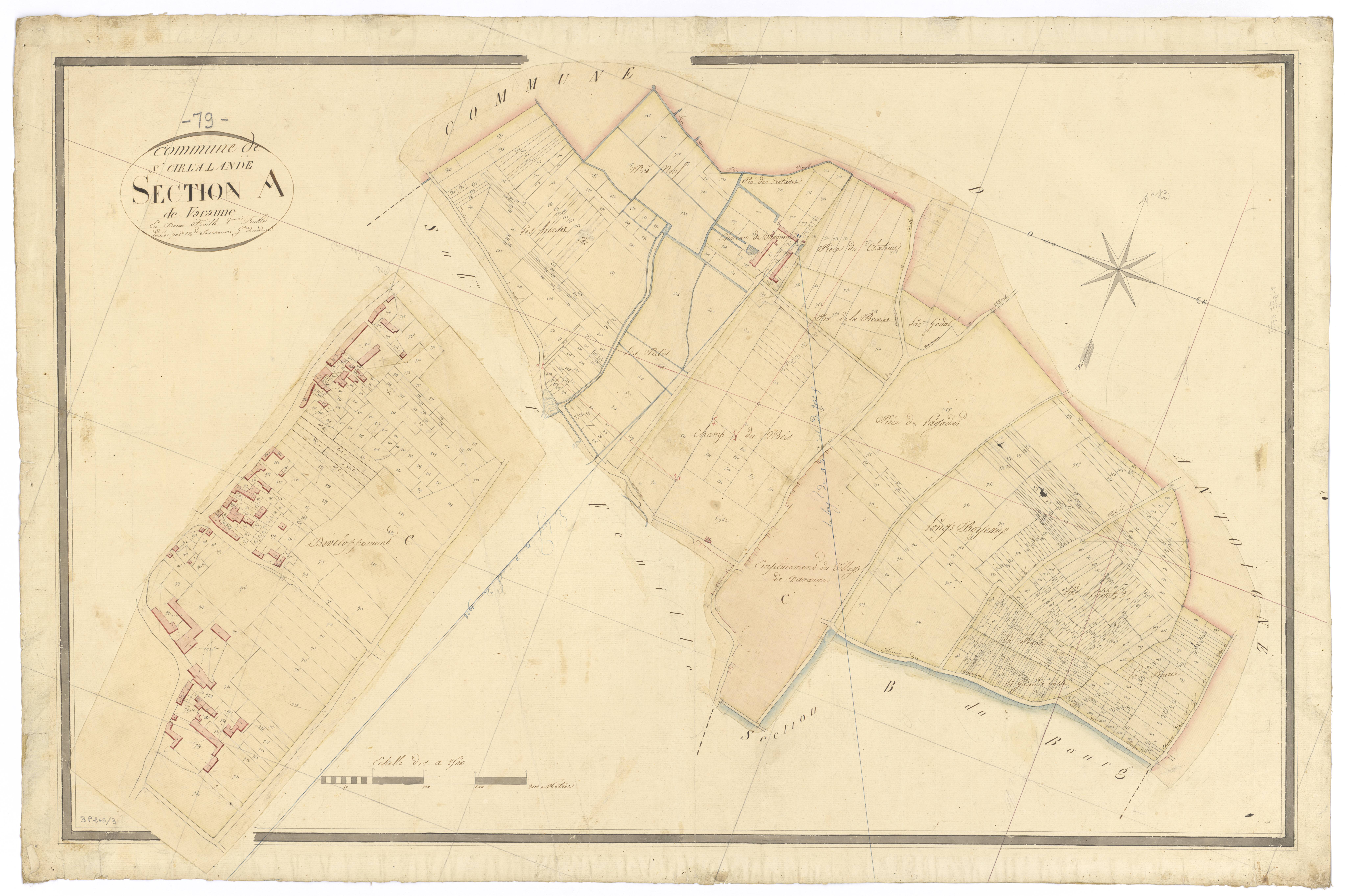 Saint-Cyr-la-Lande - FRAD079_CADASTRE_NAPOLEONIEN Section A2 dite de Varanne