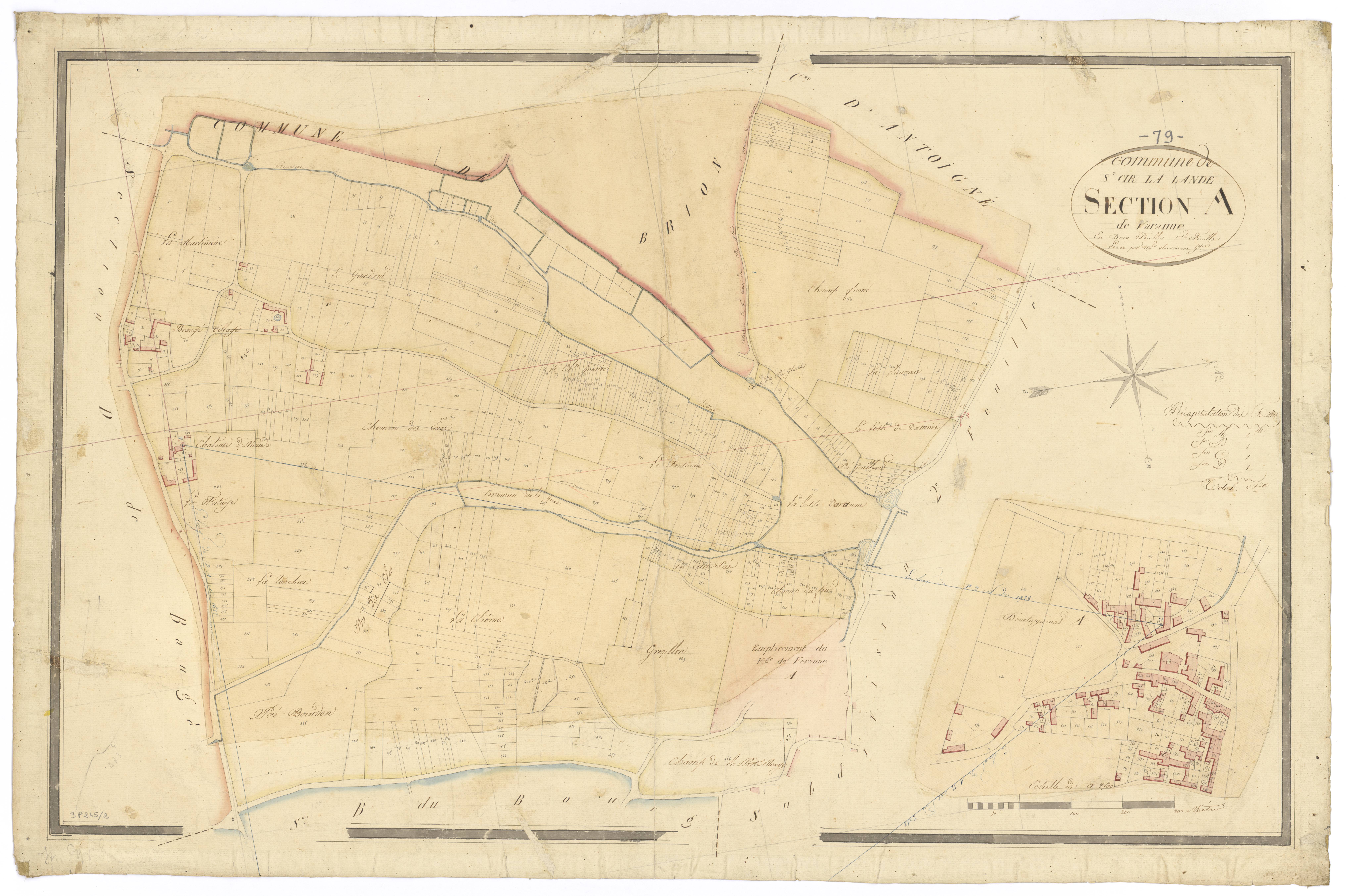 Saint-Cyr-la-Lande - FRAD079_CADASTRE_NAPOLEONIEN Section A1 dite de Varanne