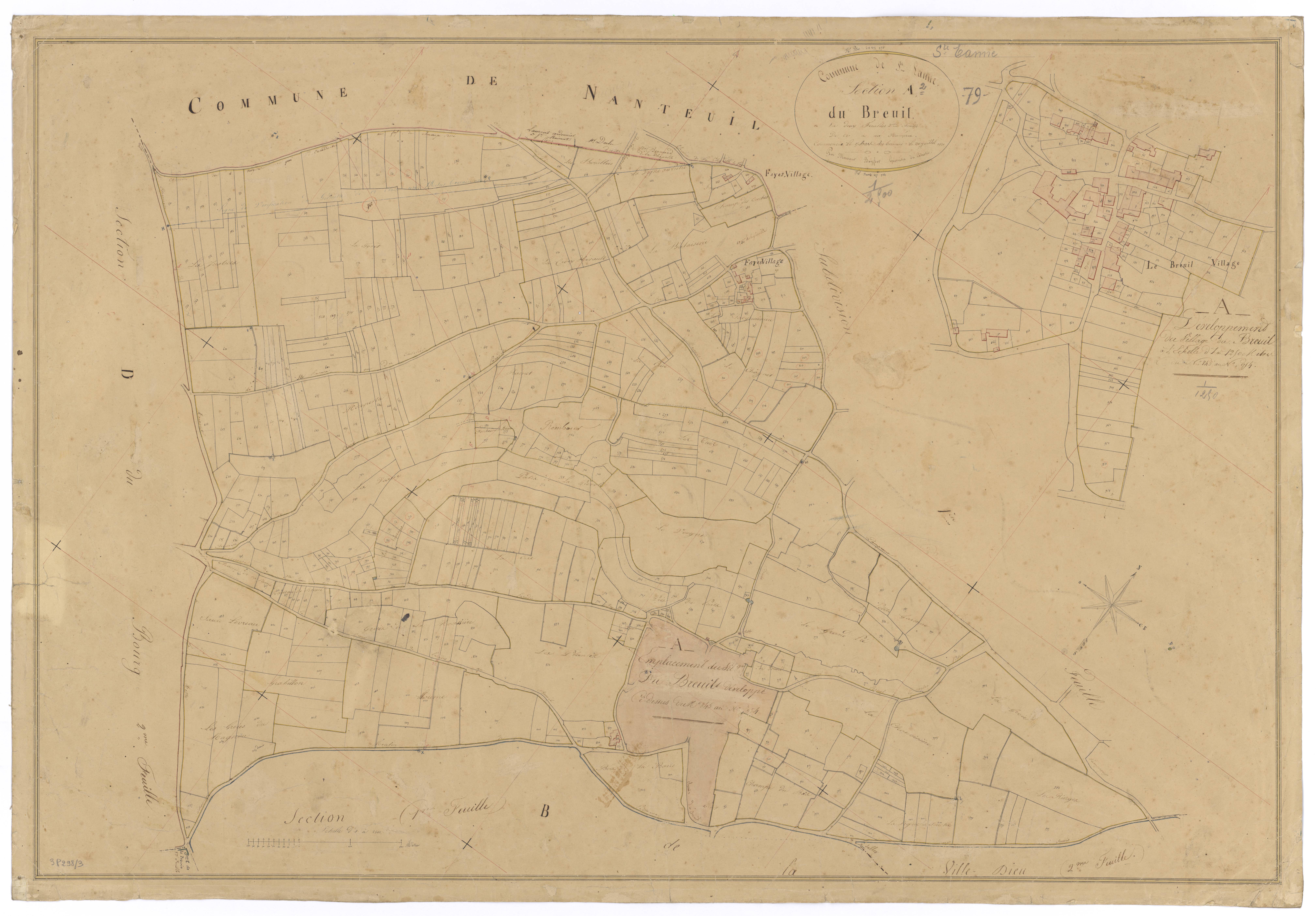 Sainte-Eanne - FRAD079_CADASTRE_NAPOLEONIEN Section A2 dite du Breuil