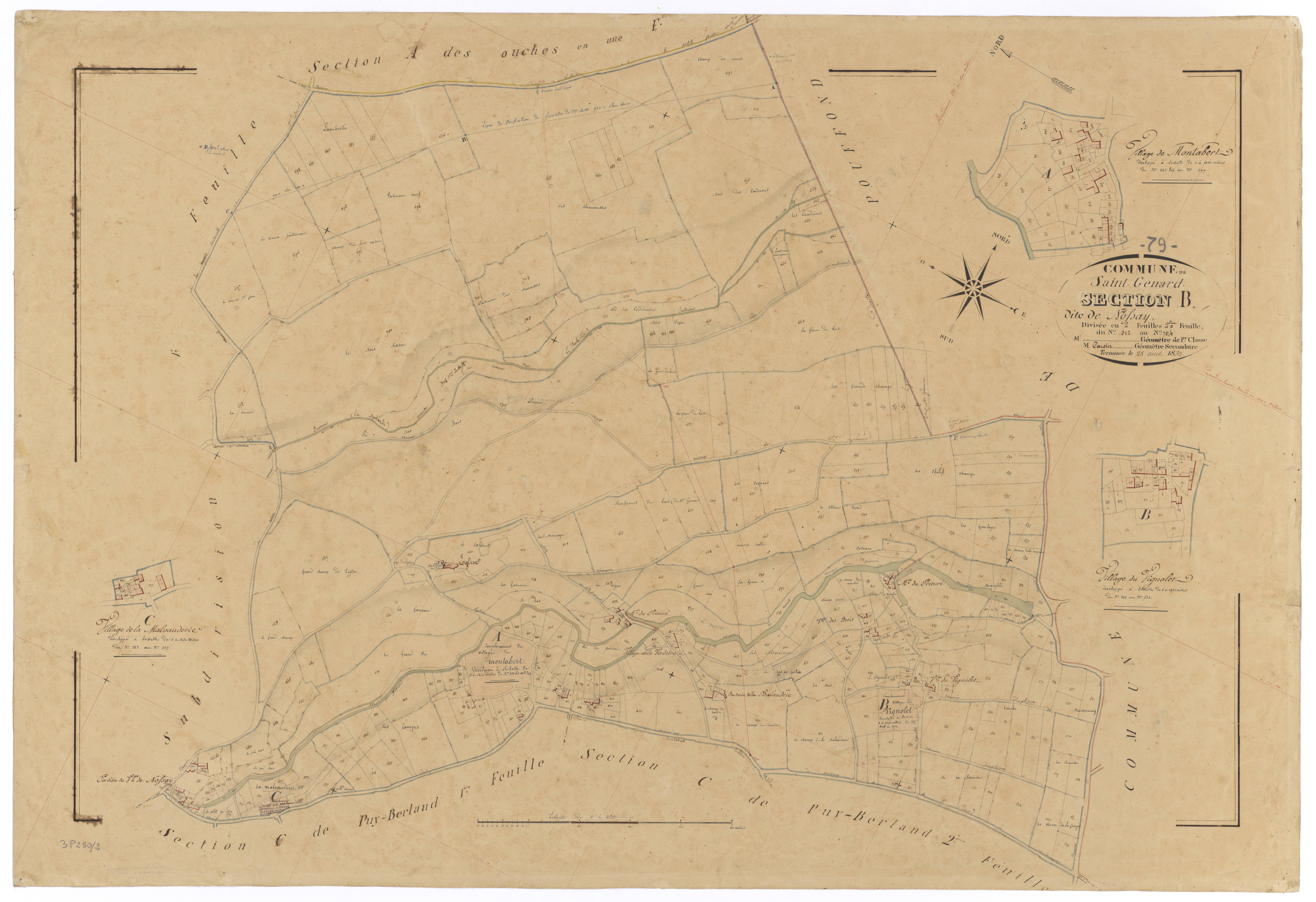 Saint-Génard - FRAD079_CADASTRE_NAPOLEONIEN Section B1 dite de Nossay 