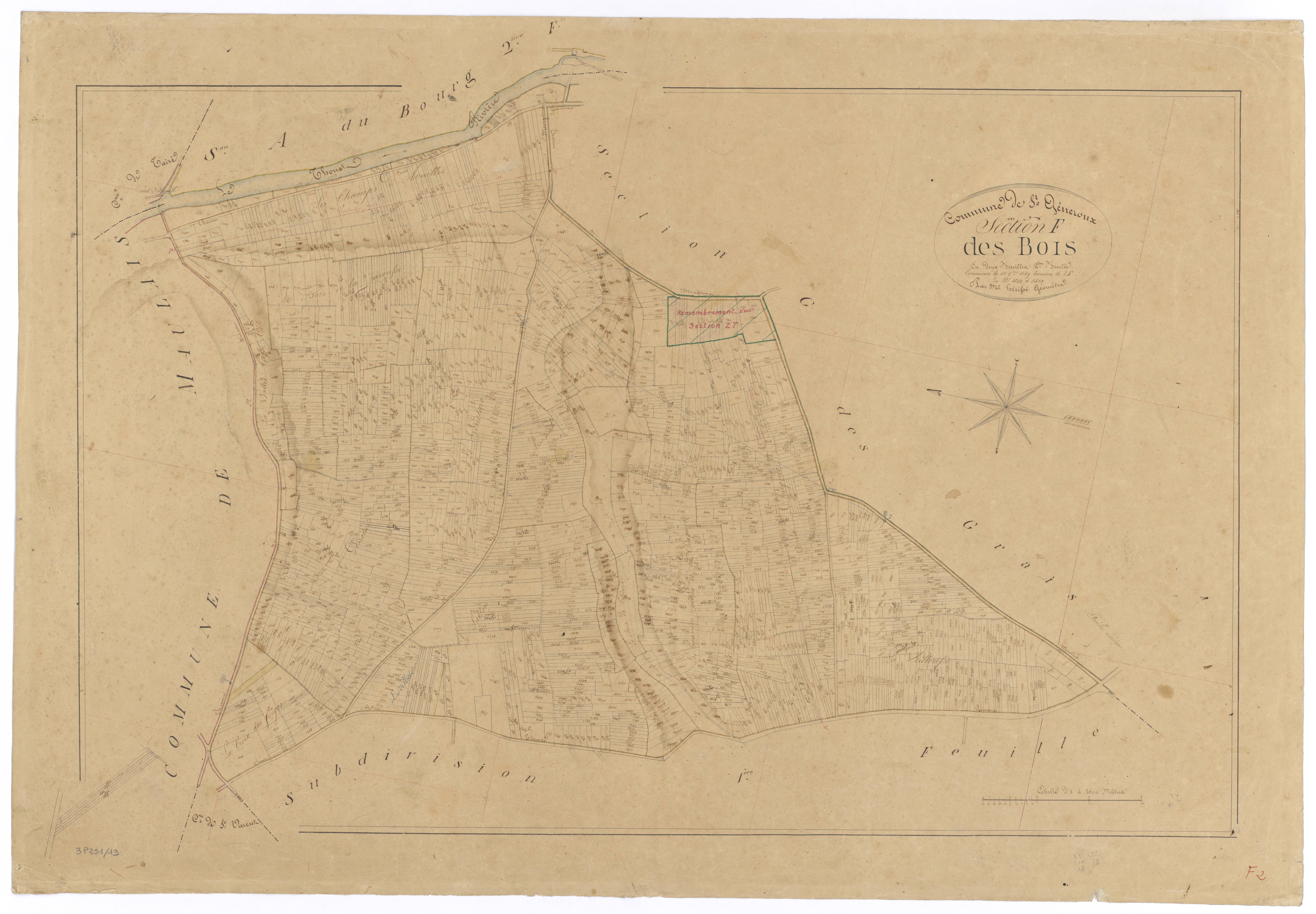 Saint-Généroux - FRAD079_CADASTRE_NAPOLEONIEN Section F2 dite des Bois 