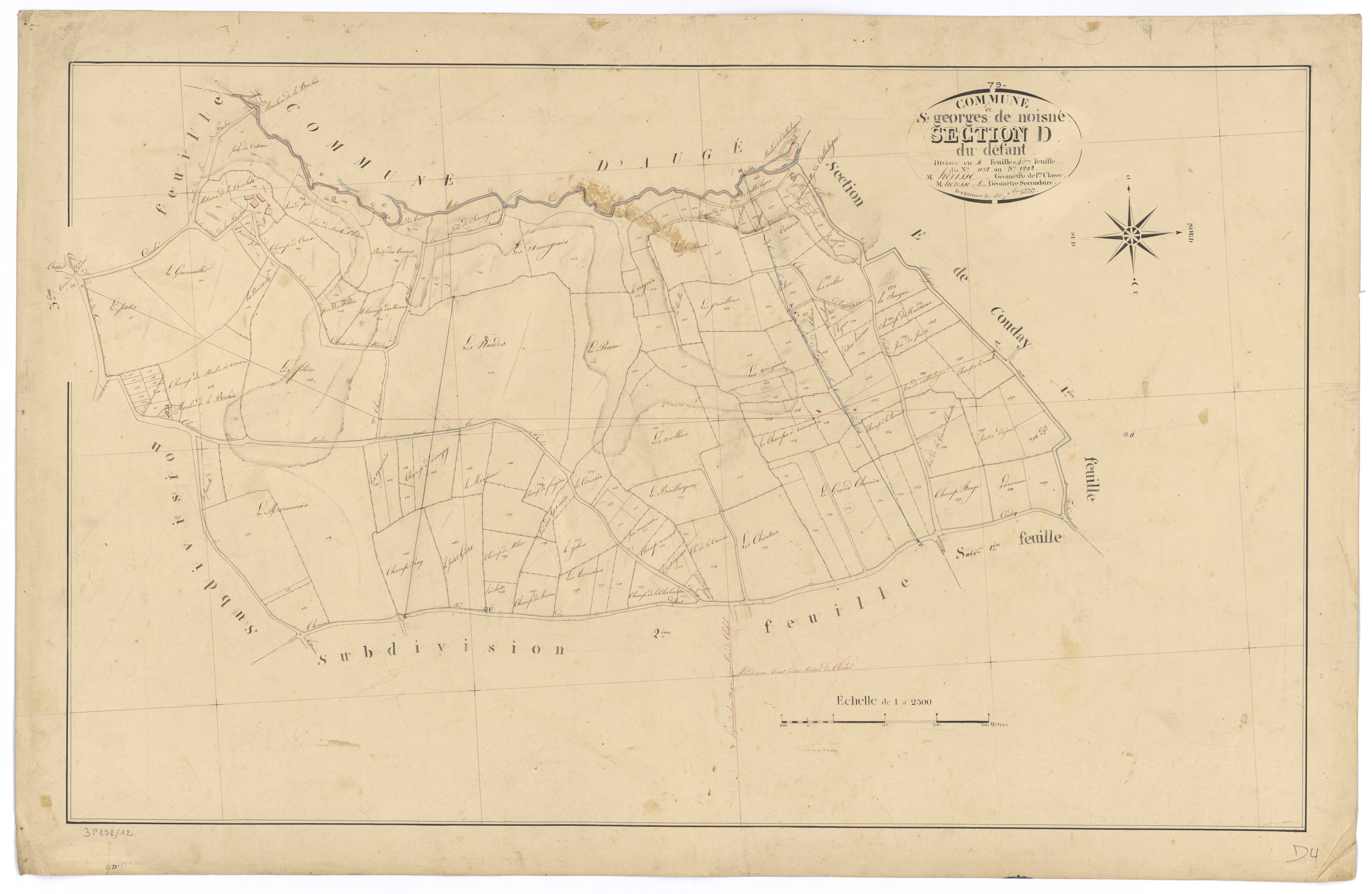 Saint-Georges-de-Noisné - FRAD079_CADASTRE_NAPOLEONIEN Section D4 dite du Défant 