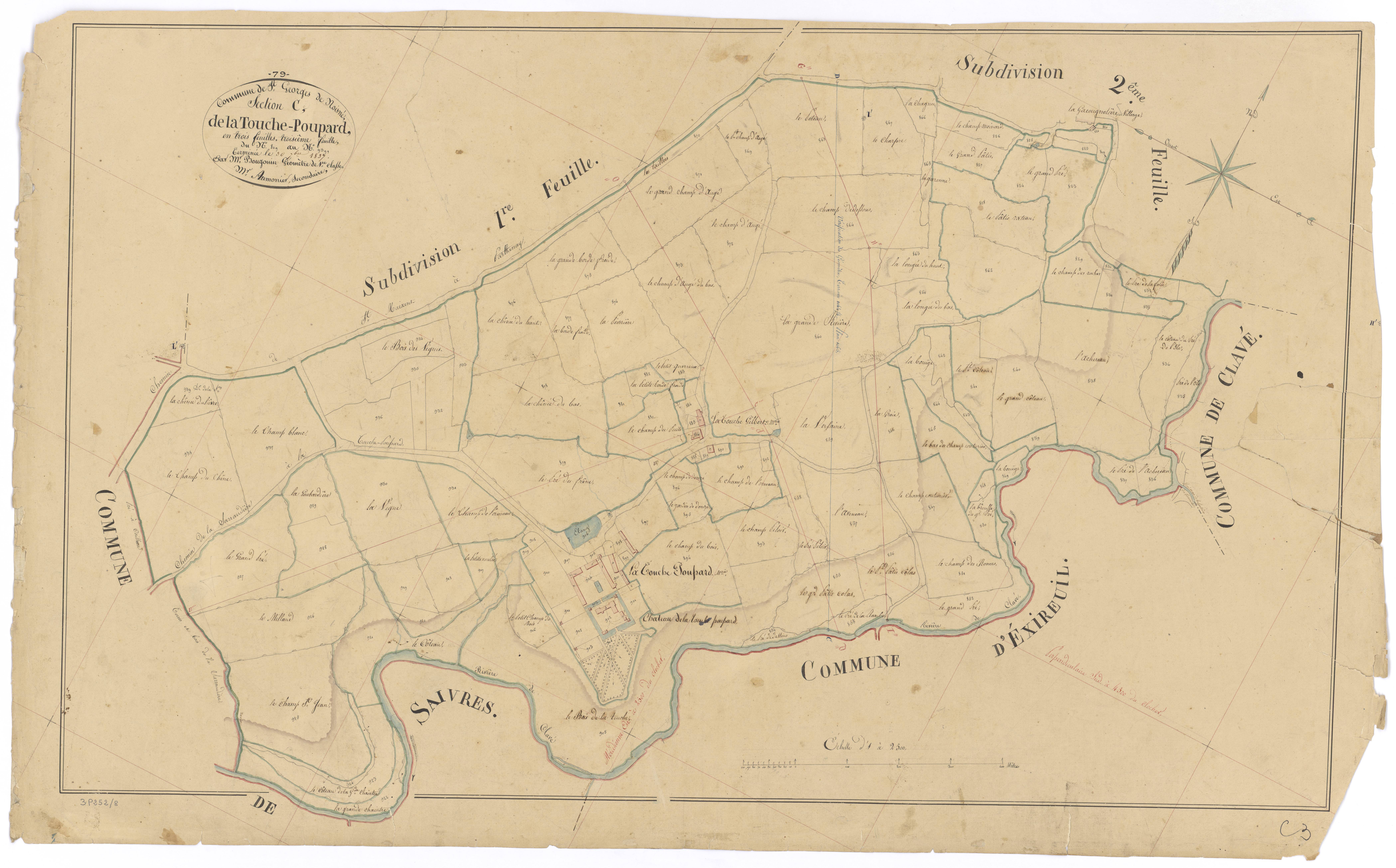 Saint-Georges-de-Noisné - FRAD079_CADASTRE_NAPOLEONIEN Section C3 dite de la Touche-Poupard 
