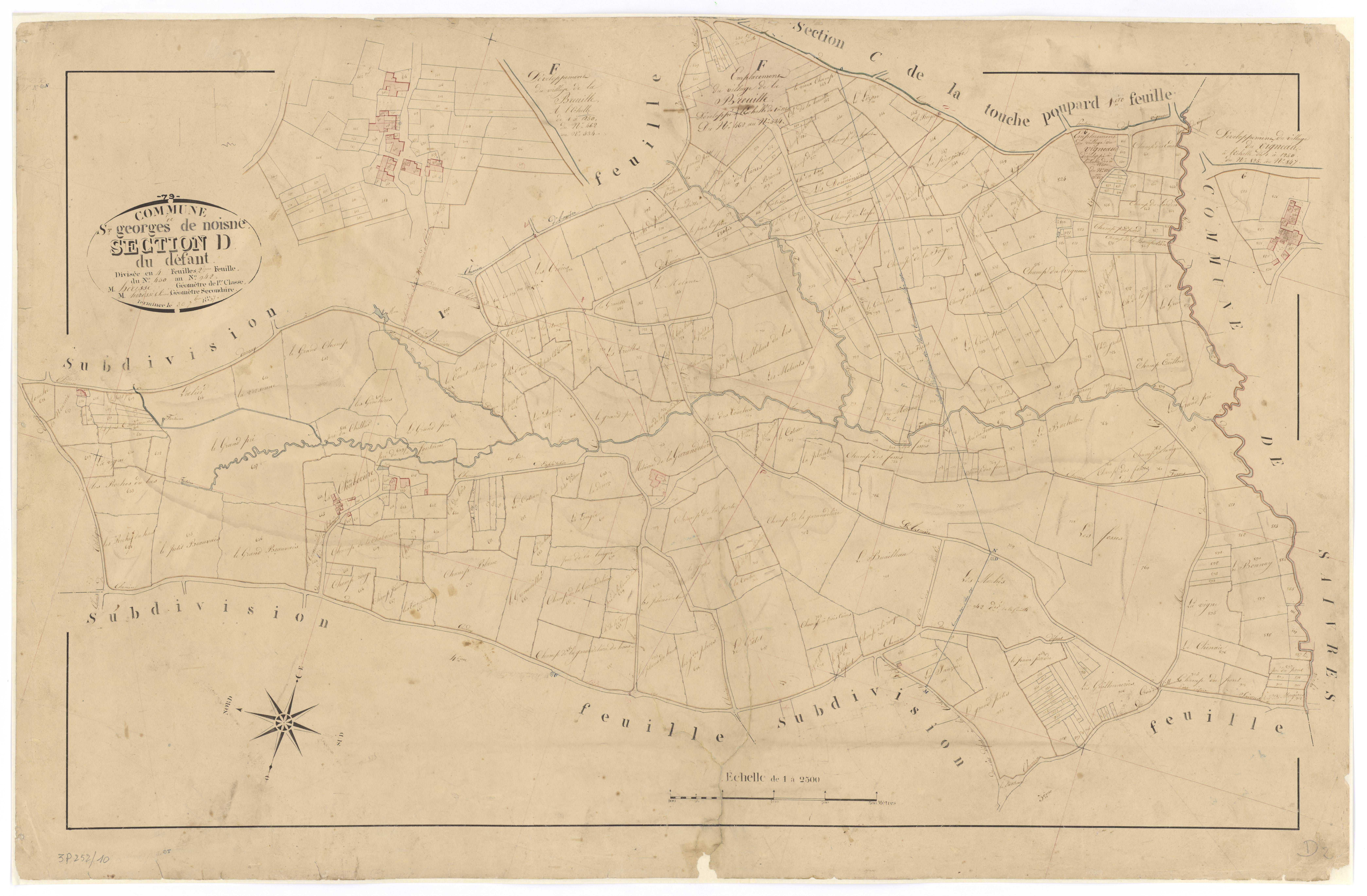Saint-Georges-de-Noisné - FRAD079_CADASTRE_NAPOLEONIEN Section D2 dite du Défant 