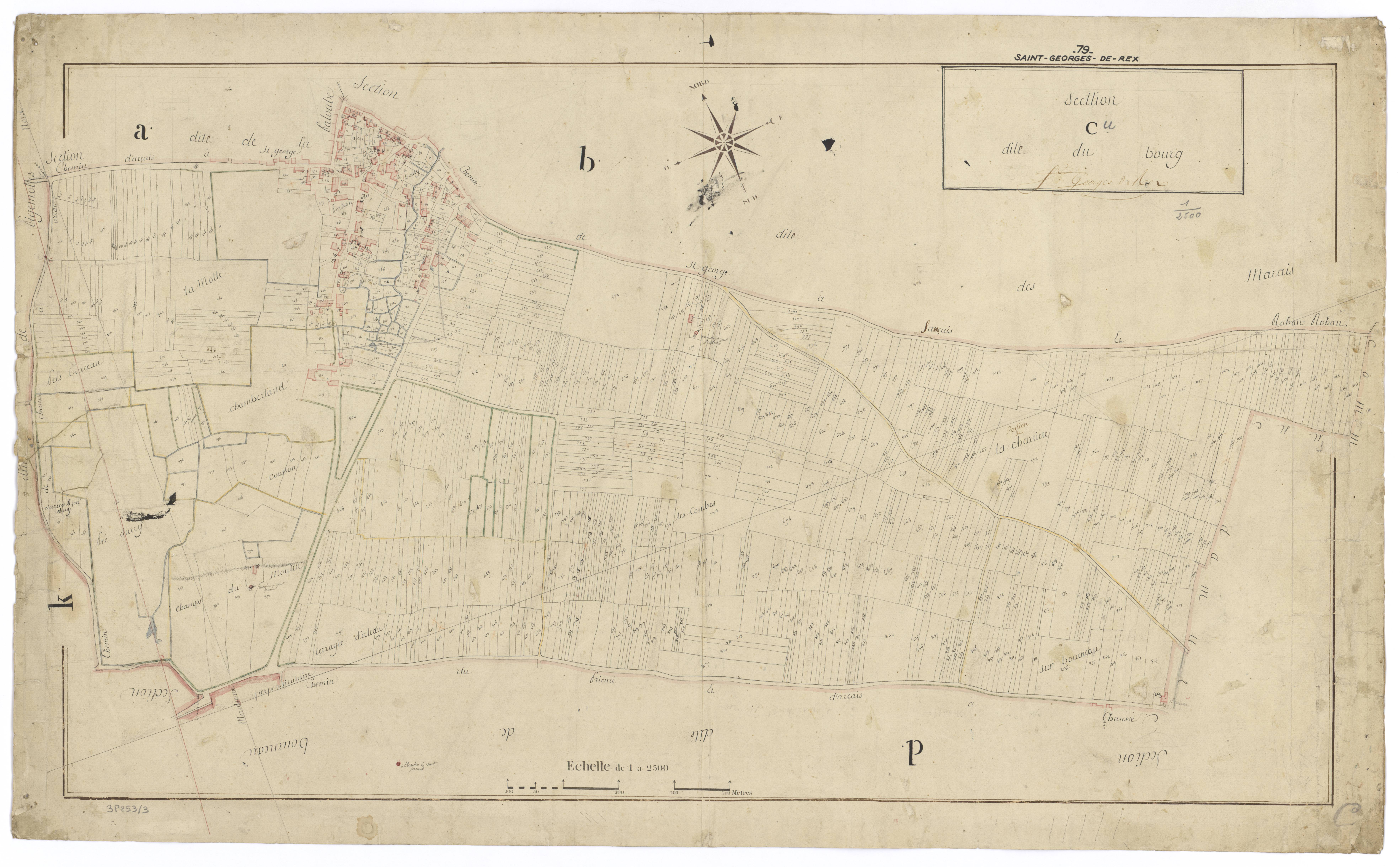 Saint-Georges-de-Rex - FRAD079_CADASTRE_NAPOLEONIEN Section C dite du Bourg 