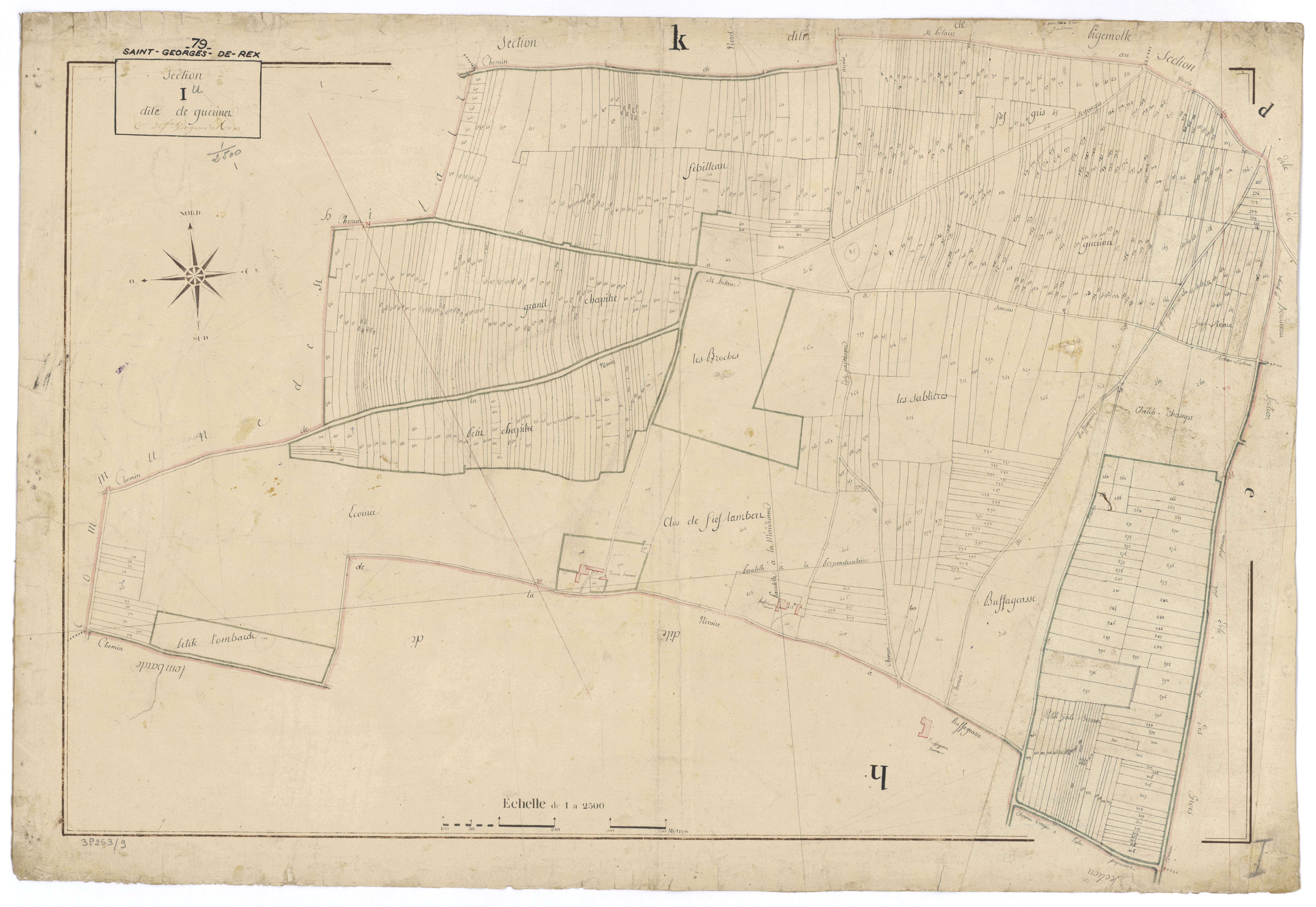 Saint-Georges-de-Rex - FRAD079_CADASTRE_NAPOLEONIEN Section I dite de Guérinet 