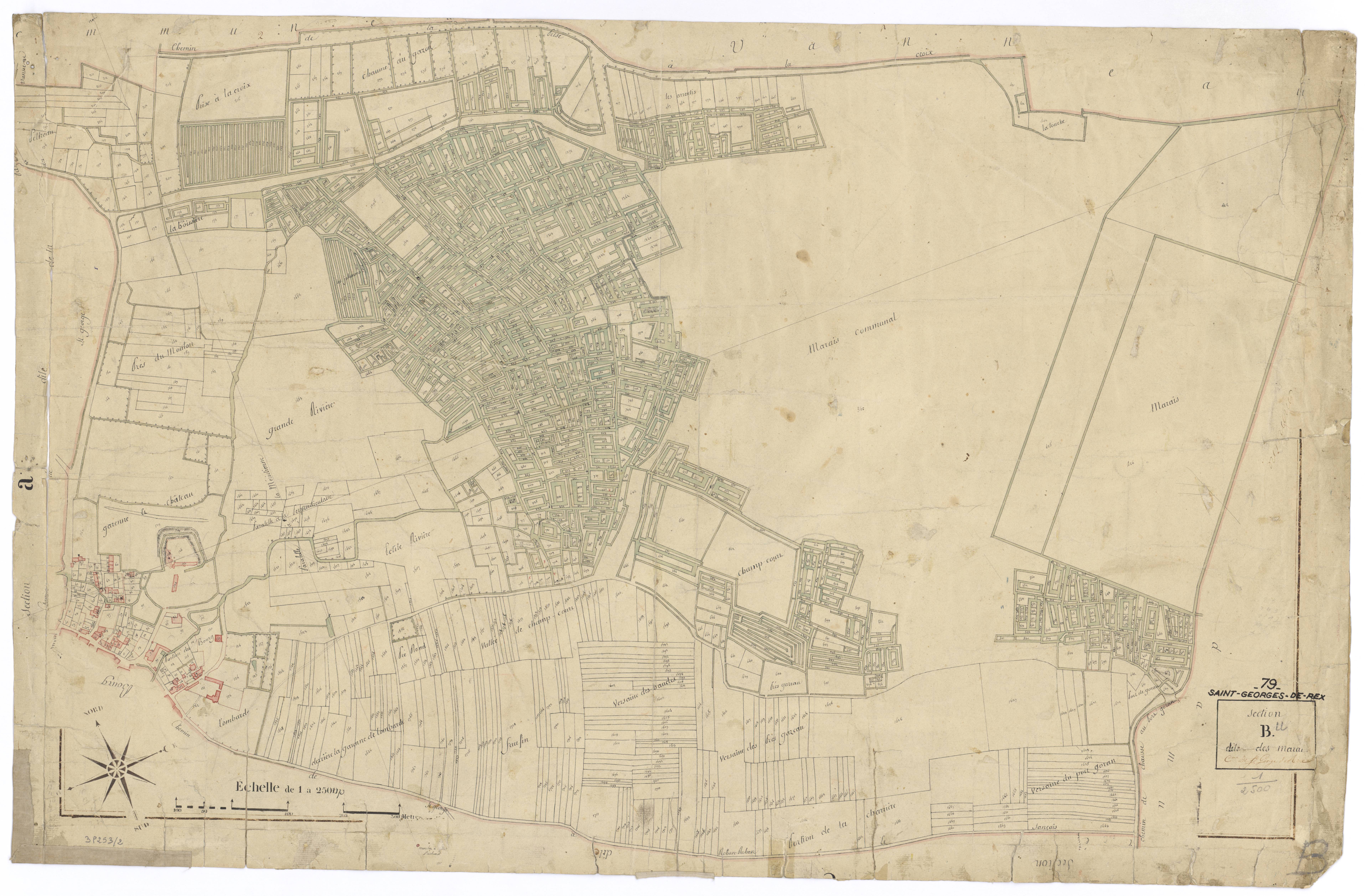 Saint-Georges-de-Rex - FRAD079_CADASTRE_NAPOLEONIEN Section B dite des Marais 