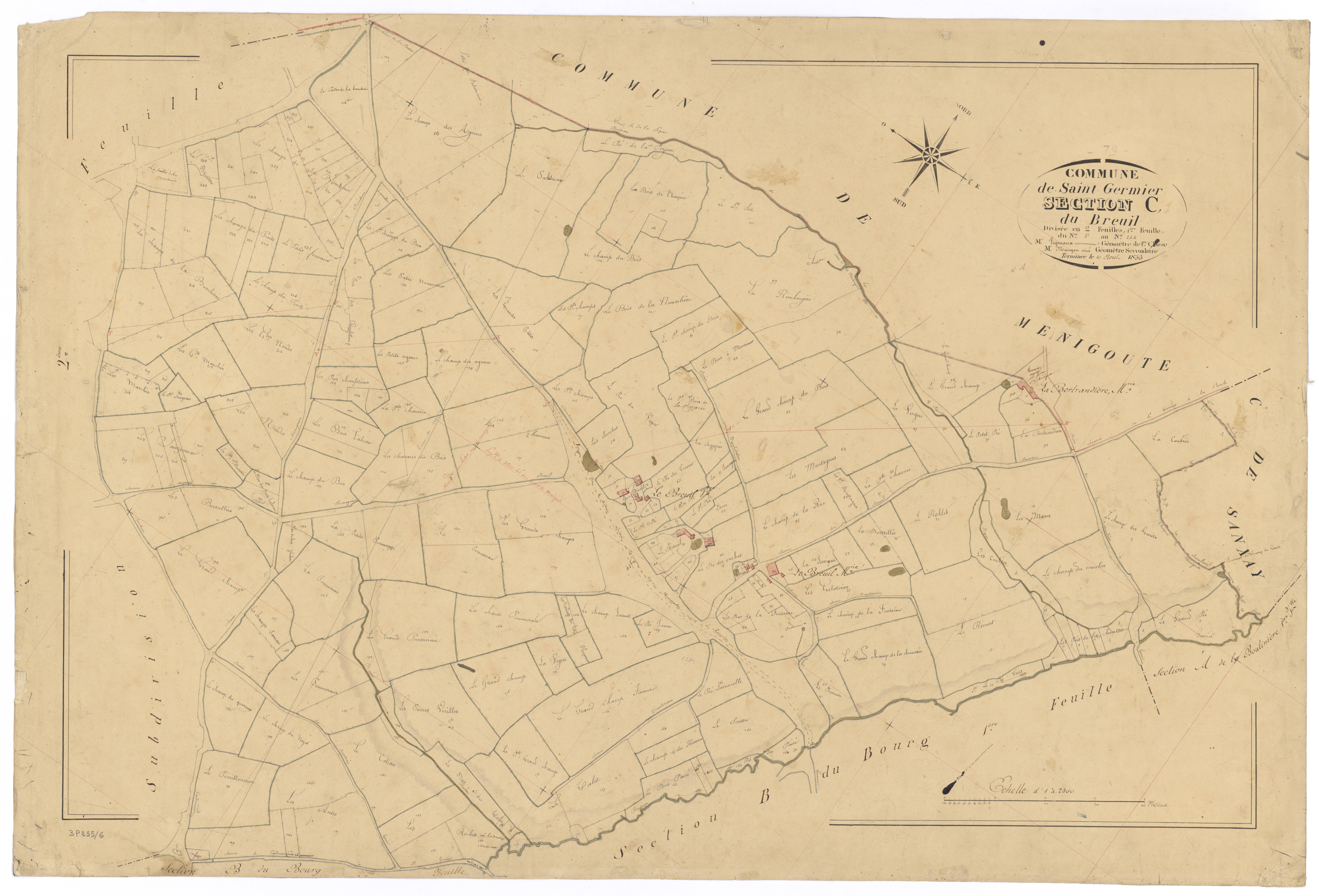 Saint-Germier - FRAD079_CADASTRE_NAPOLEONIEN Section C1 dite du Breuil 