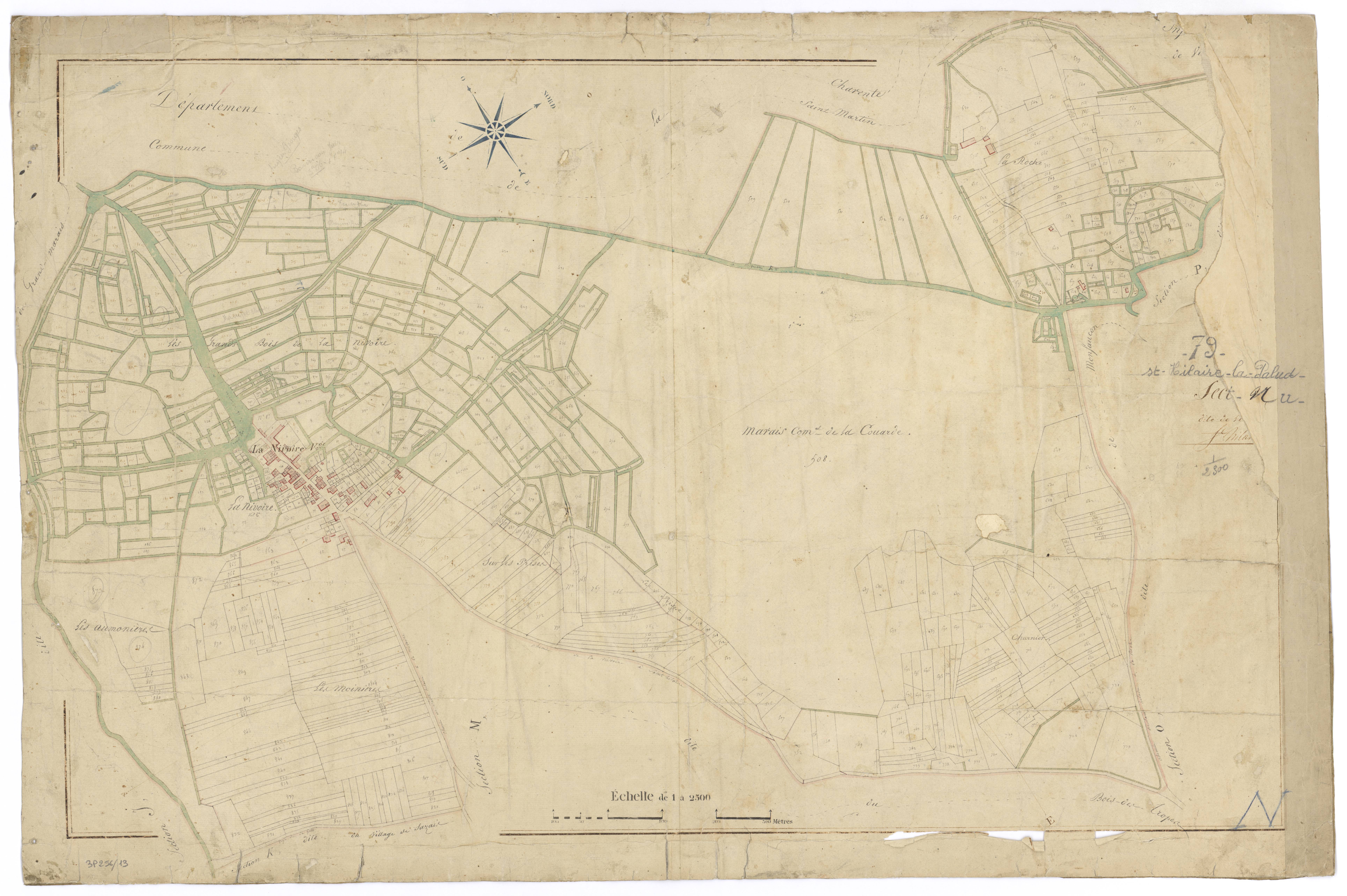 Saint-Hilaire-la-Palud - FRAD079_CADASTRE_NAPOLEONIEN Section N dite de Saint-Milan 