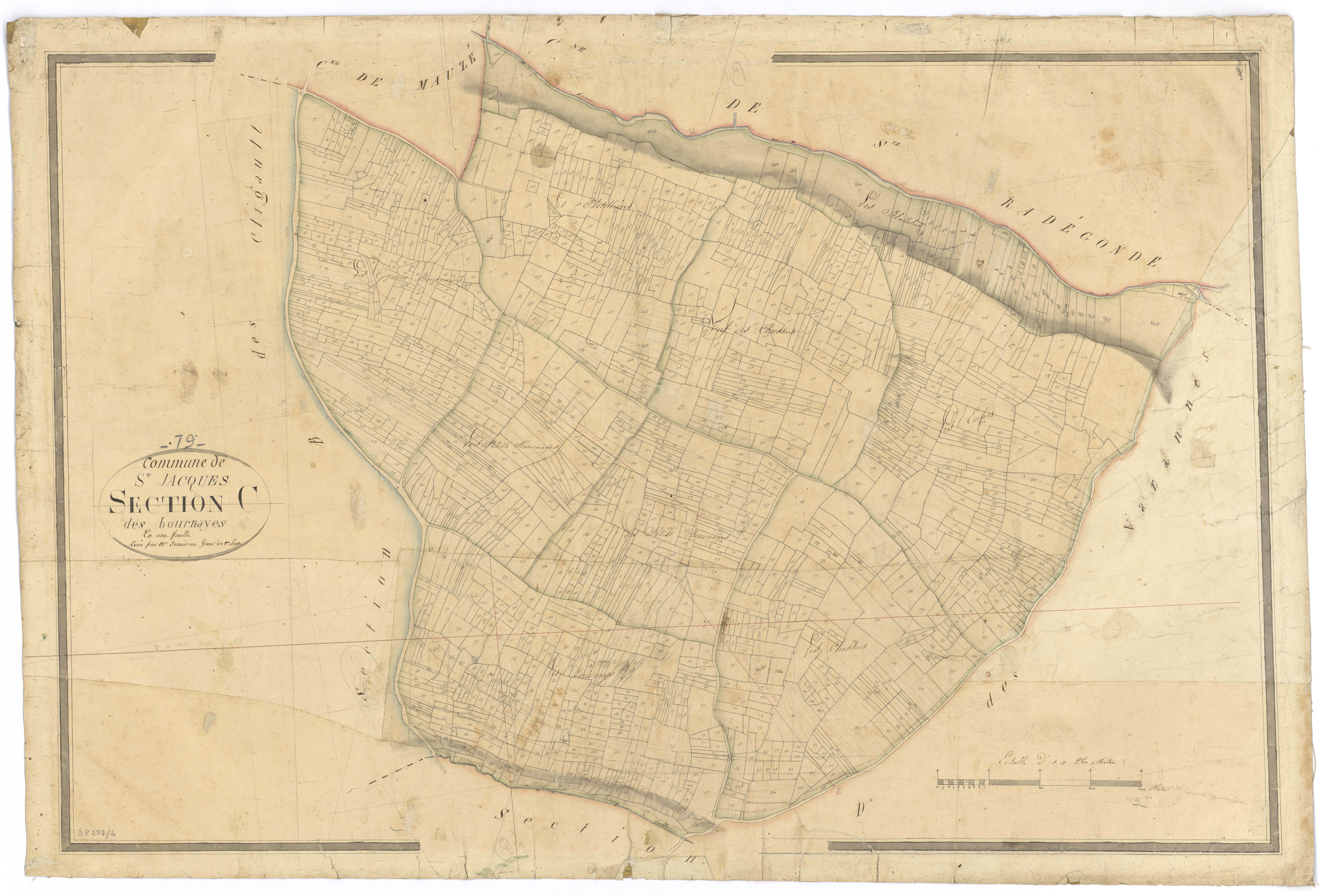 Saint-Jacques-de-Thouars - FRAD079_CADASTRE_NAPOLEONIEN Section C dite des Bournayes