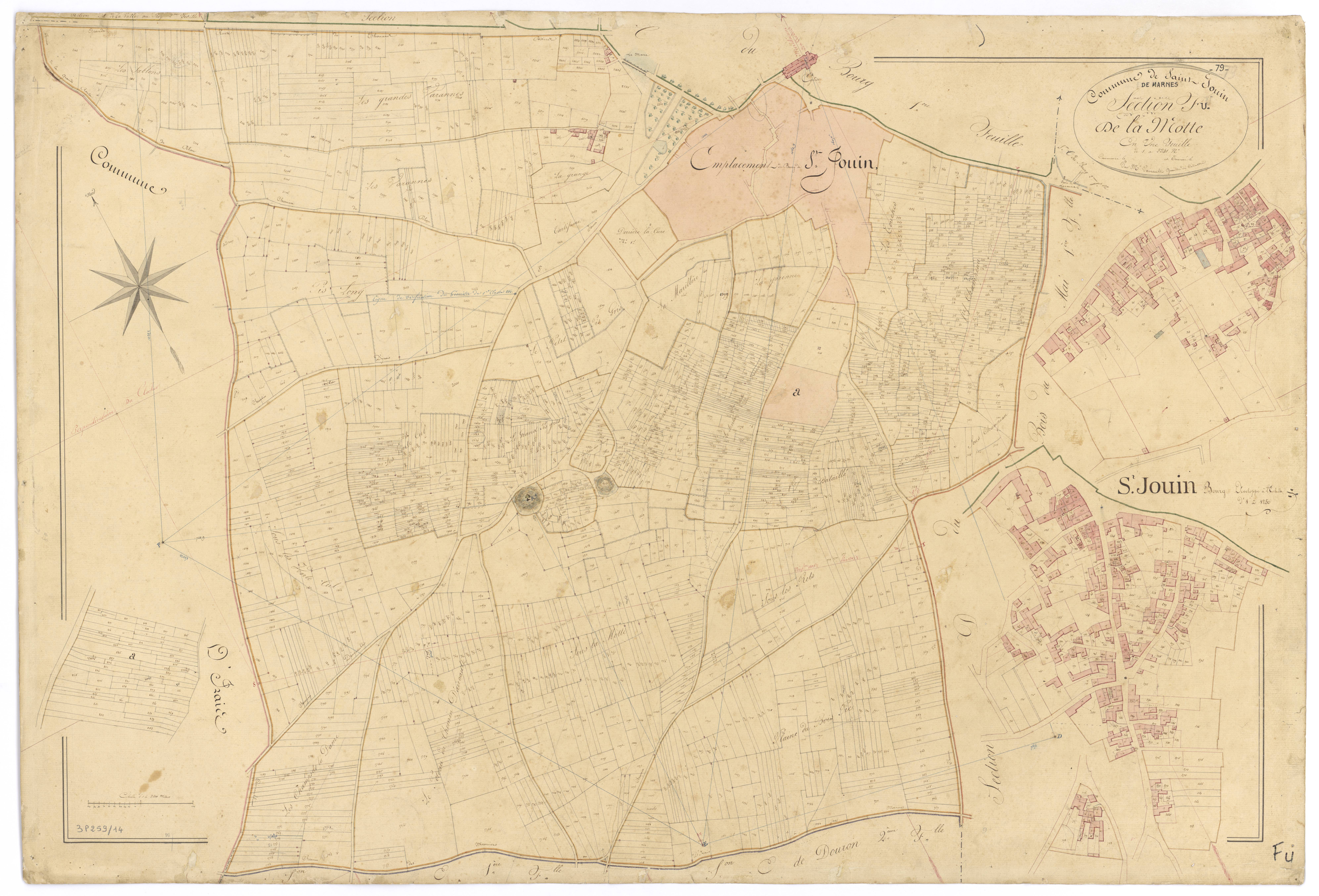Saint-Jouin-de-Marnes - FRAD079_CADASTRE_NAPOLEONIEN Section F dite de la Motte 