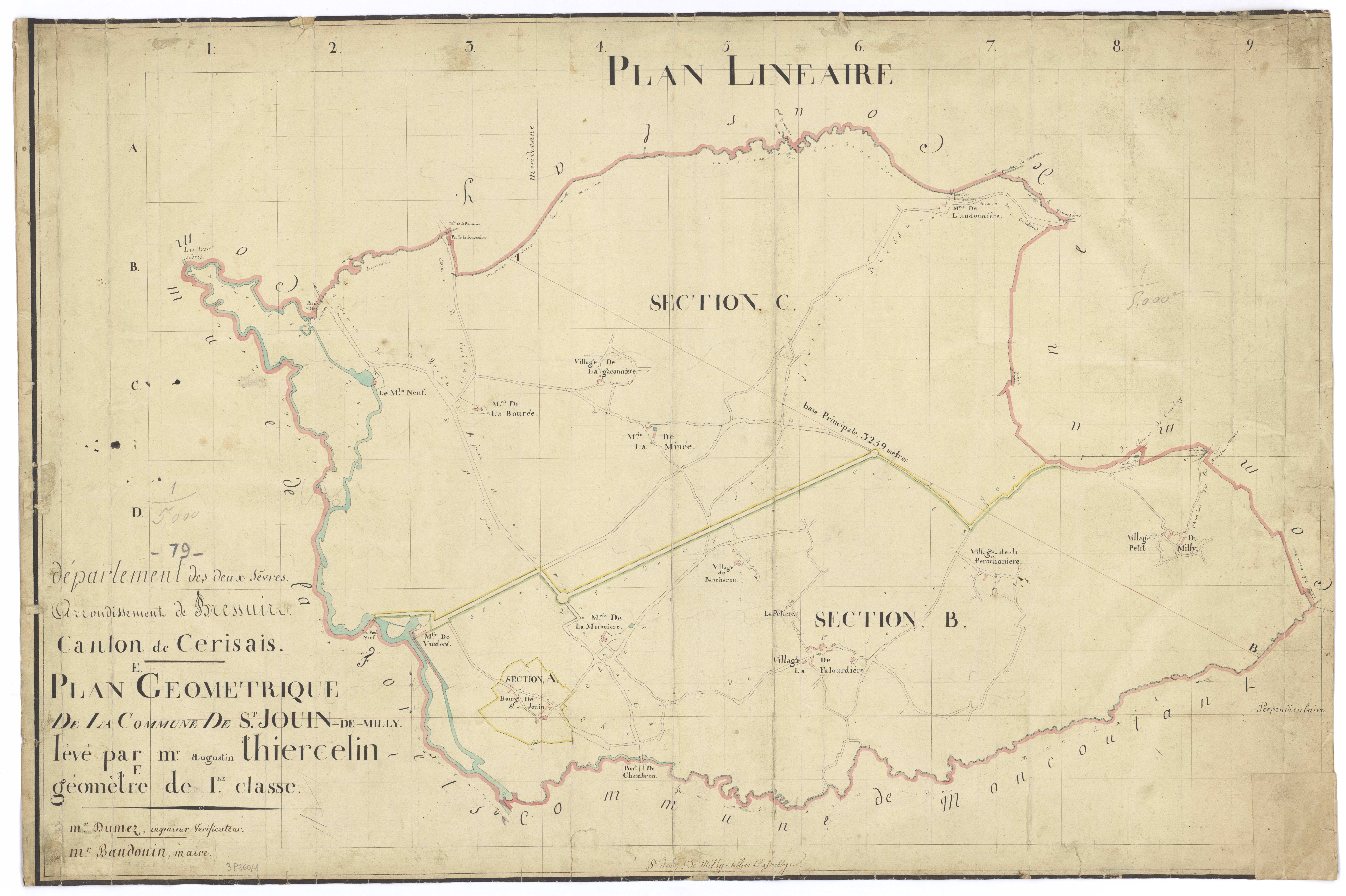 Saint-Jouin-de-Milly - FRAD079_CADASTRE_NAPOLEONIEN Tableau d'assemblage 