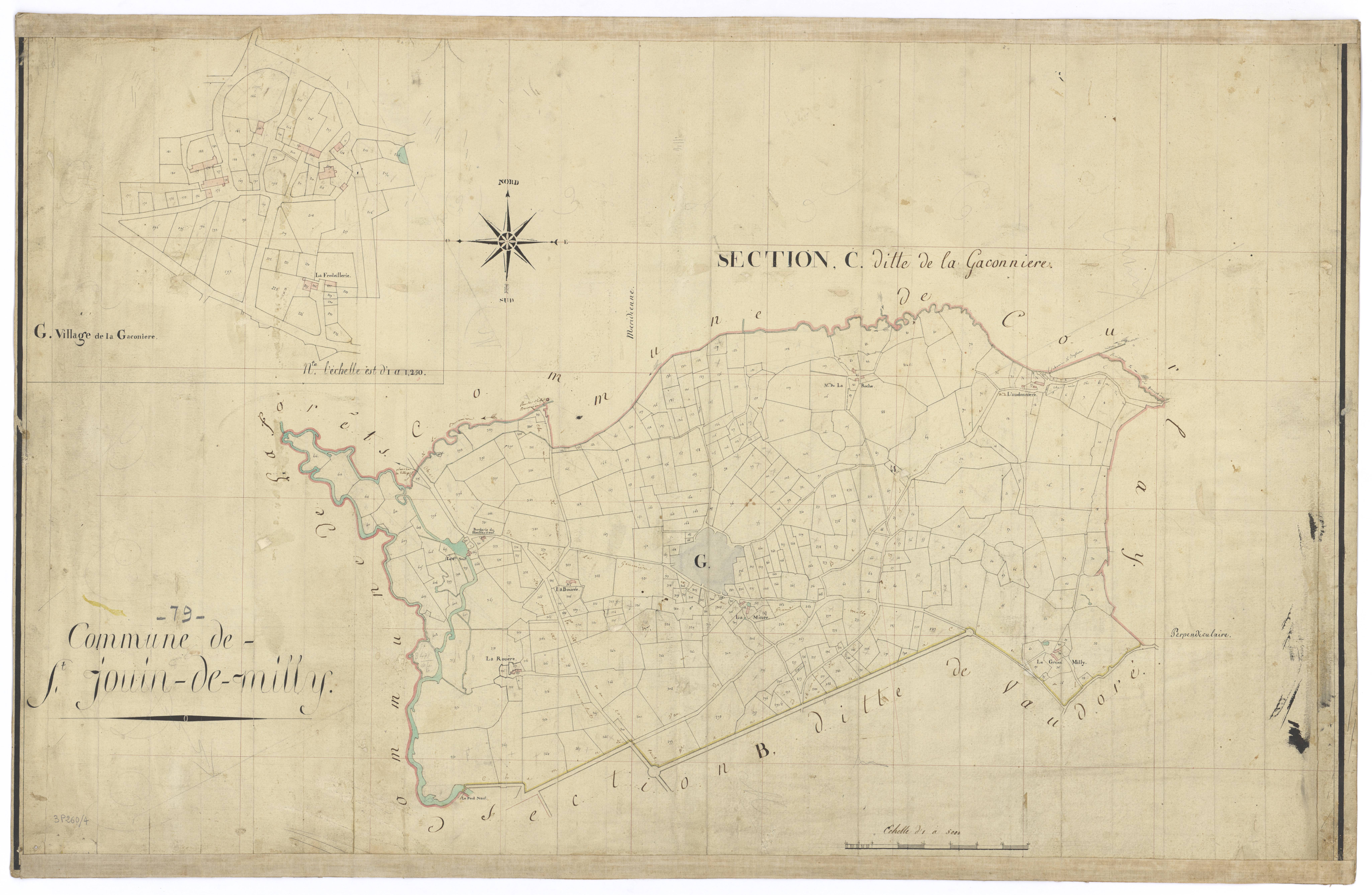 Saint-Jouin-de-Milly - FRAD079_CADASTRE_NAPOLEONIEN Section C dite de la Gaconnière 